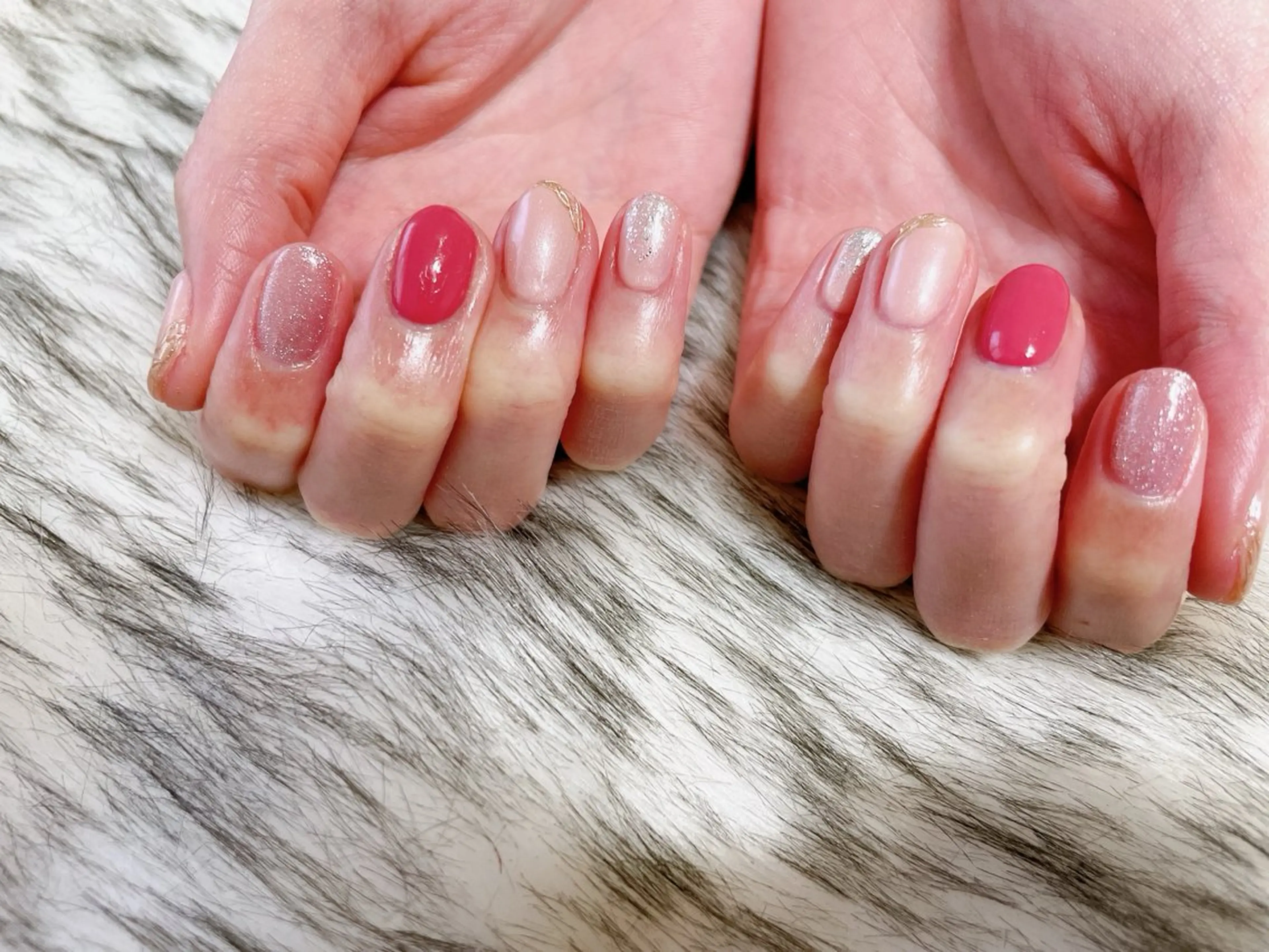 ネイル ジェルネイル 韓国ネイル パラジェル ハンドネイル kikinail 溝の口のネイルデザイン