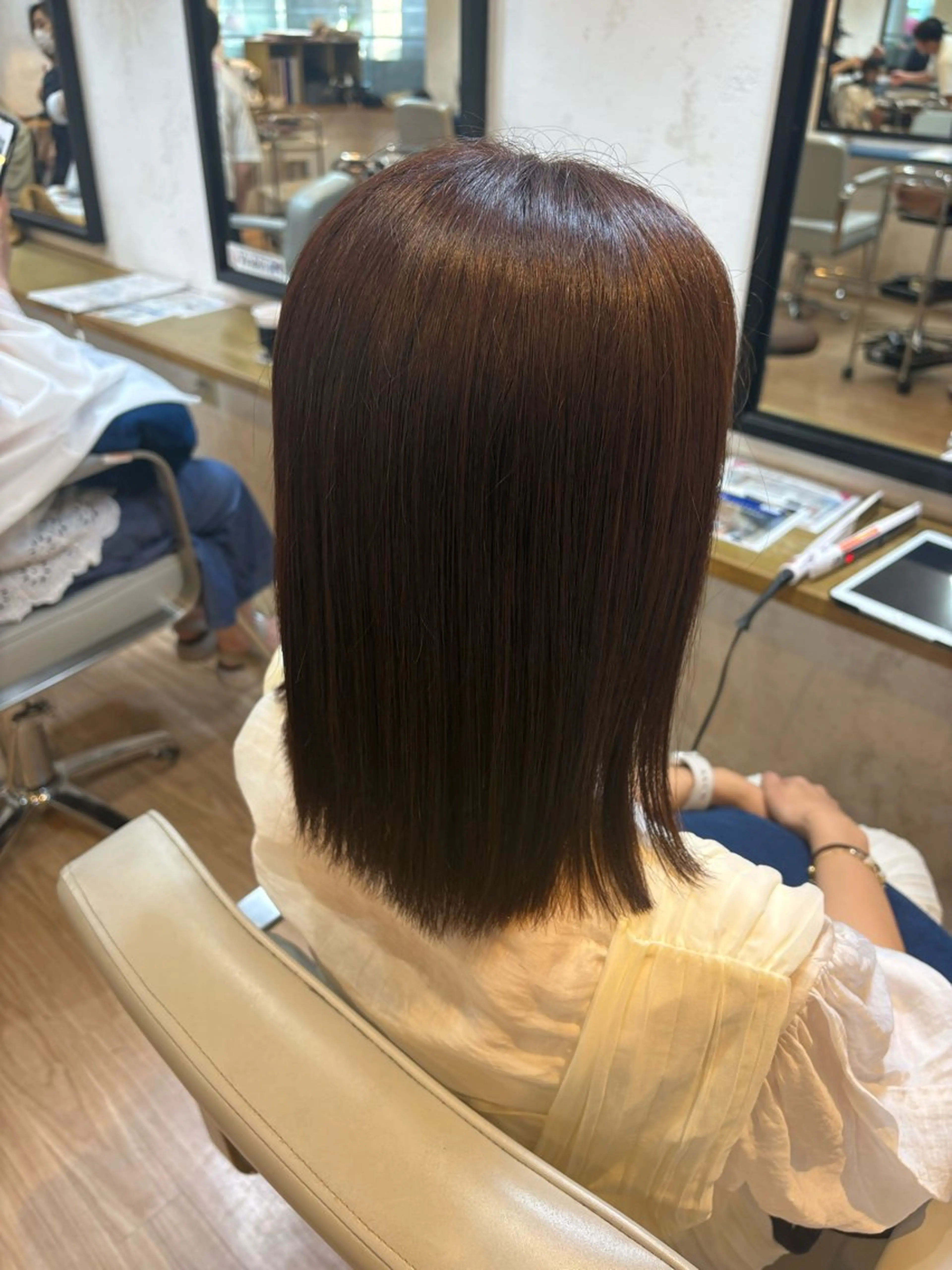 ミディアム ヘアカラー IRICO たまプラーザ所属・韓国ヘアー🇰🇷 MIWAのヘアスタイル