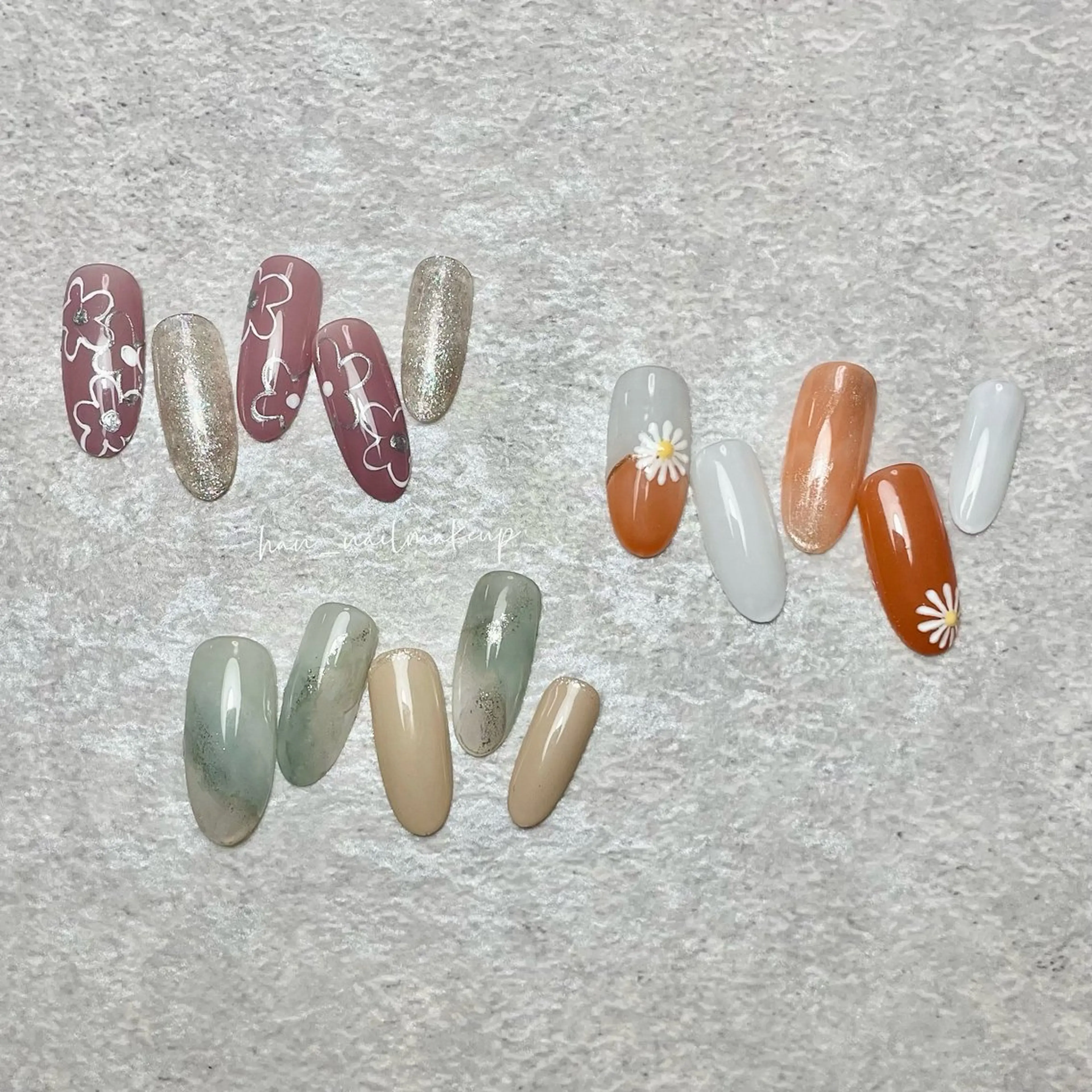 ネイル アートネイル シンプルネイル ハンドネイル Han Nail 【y&m】のネイルデザイン