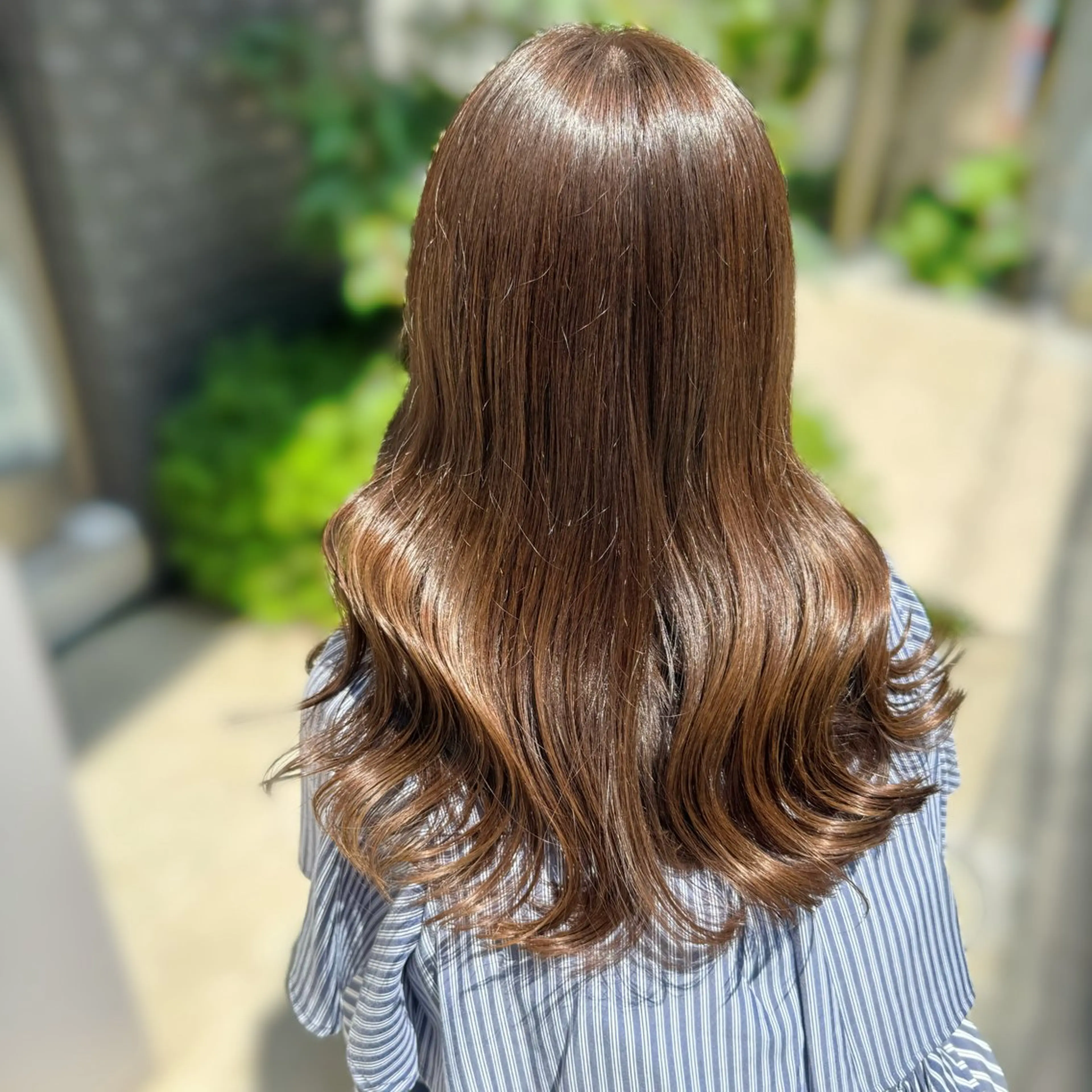 ロング カラー カット ヘアカラー トリートメント kana ブリーチなしカラー✨のヘアスタイル