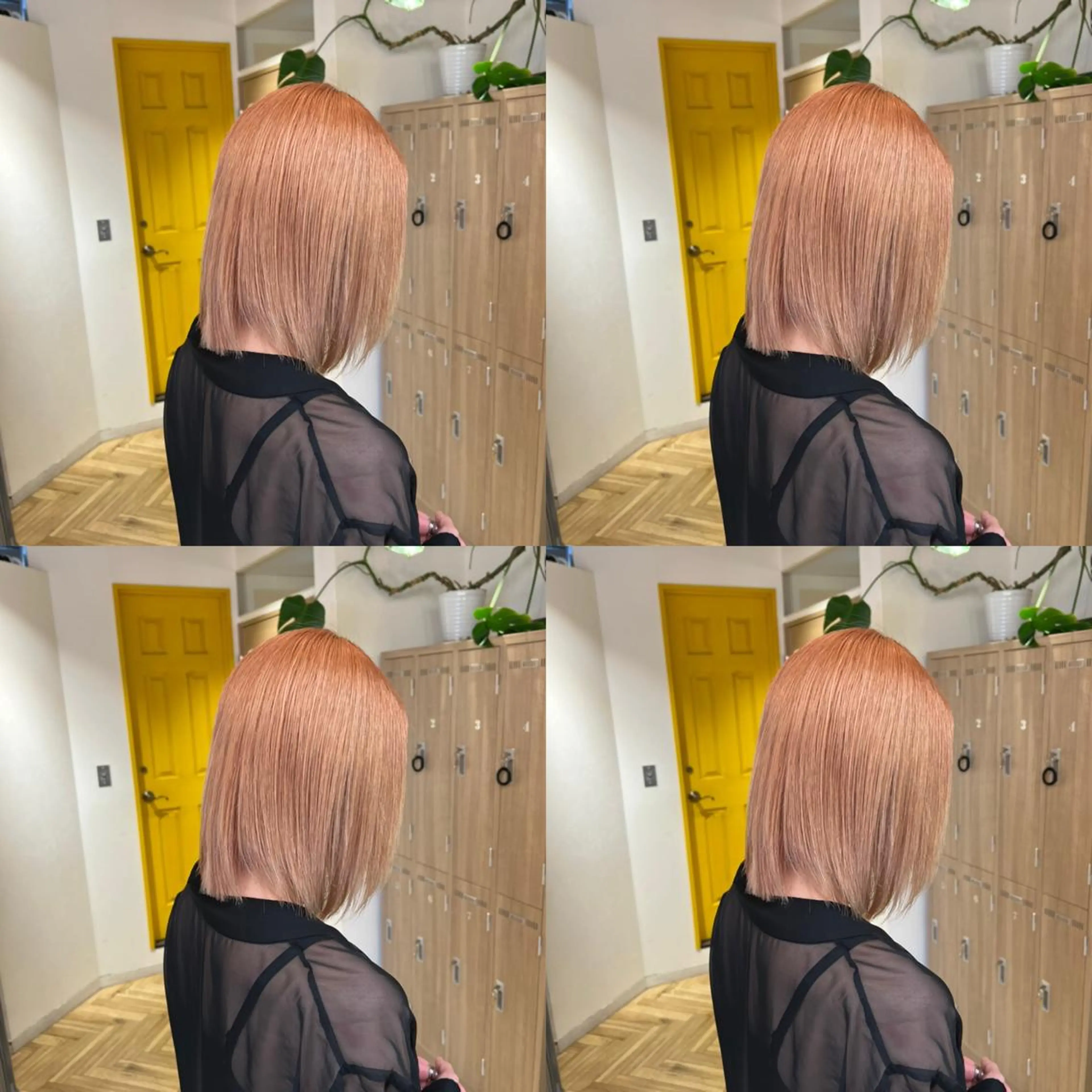 ショート カラー ベージュカラー オレンジ オレンジベージュ ✨髪質改善✖︎韓国 レイヤー✨ナカムラのヘアスタイル