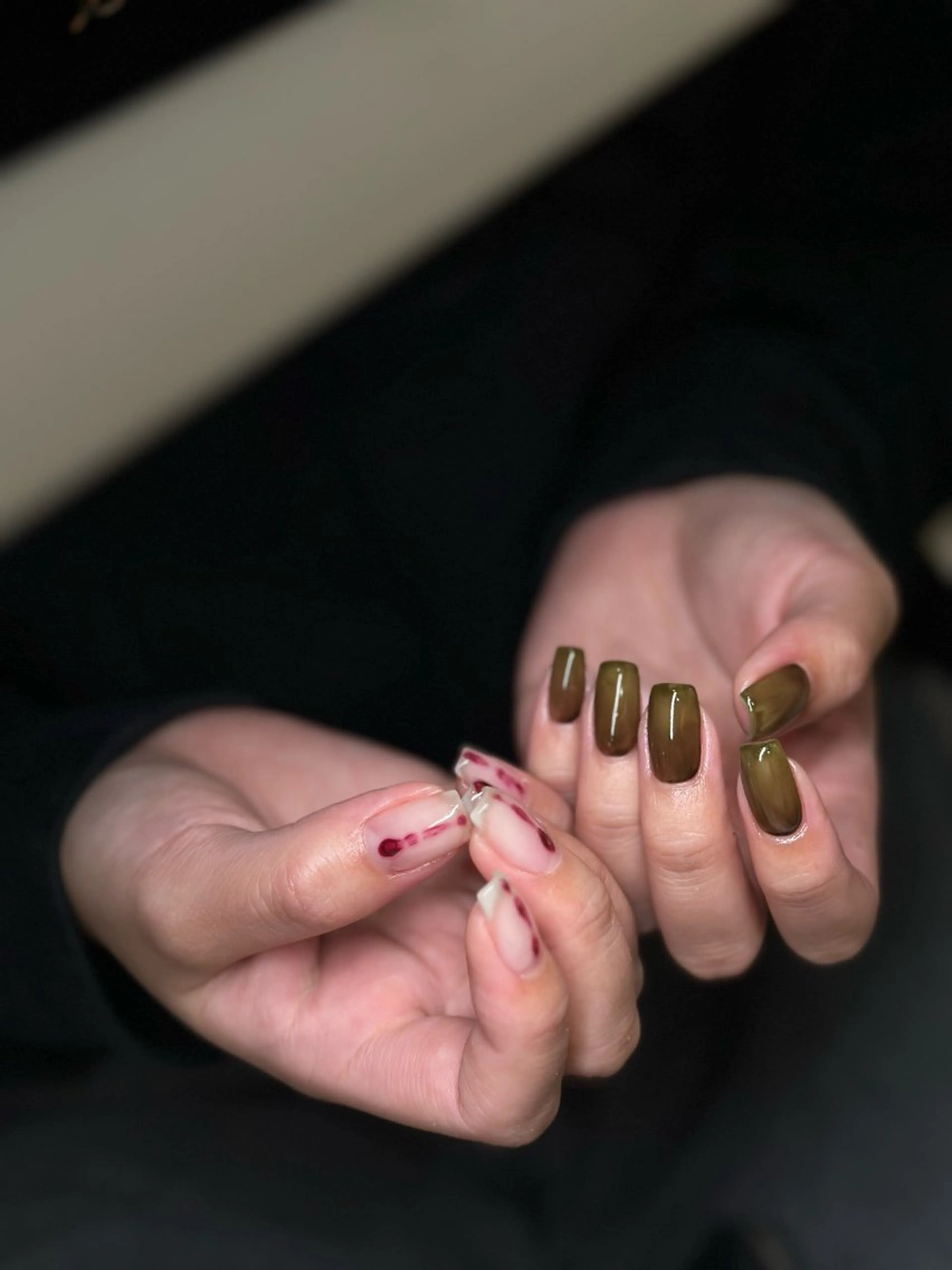 【限定🎀ご新規様限定】オフなし🐈‍⬛　ハンドデザインネイルの写真