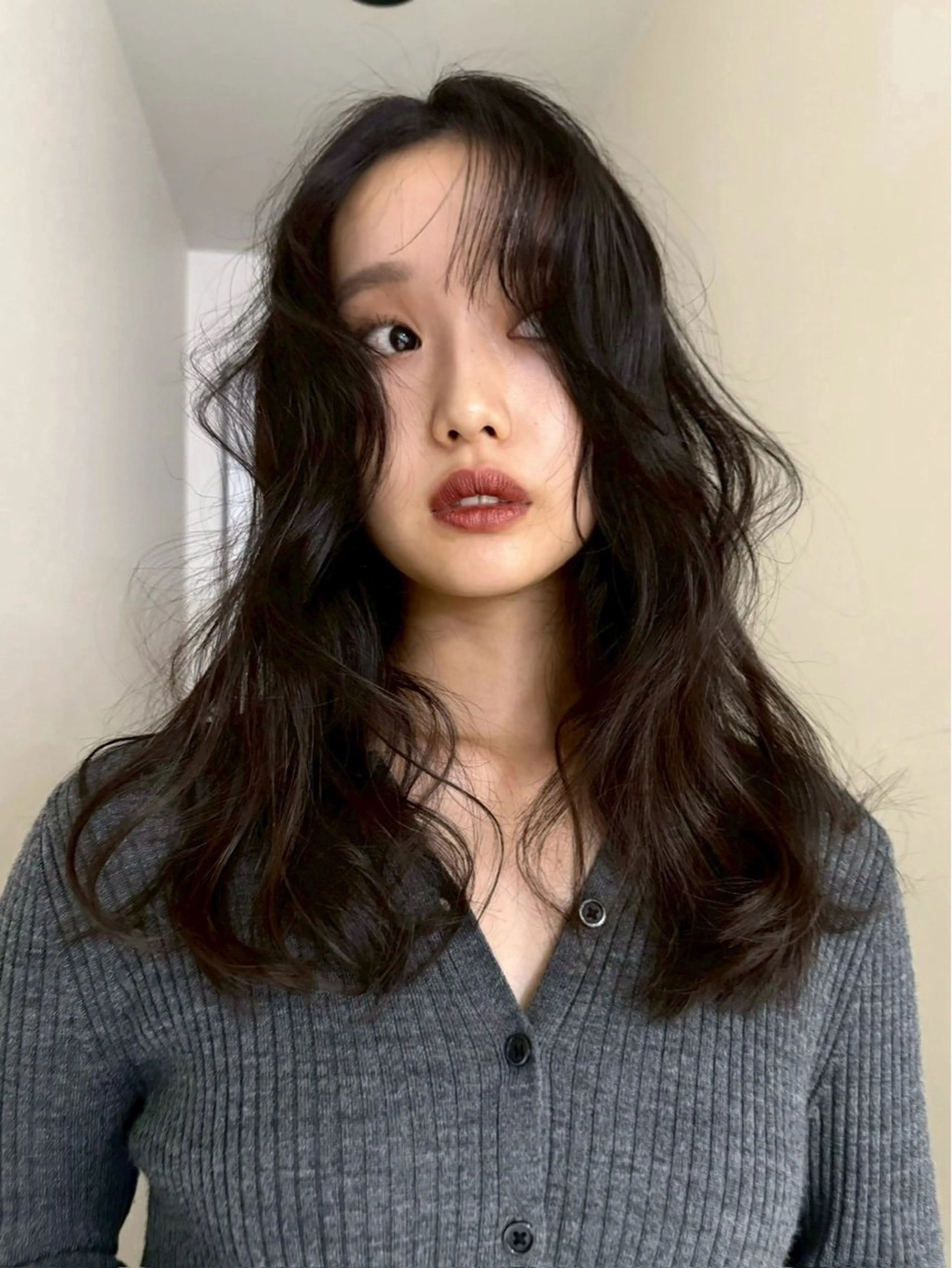 セミロング パーマ ヘアアレンジ NARVIS所属・河相 美玖のヘアスタイル