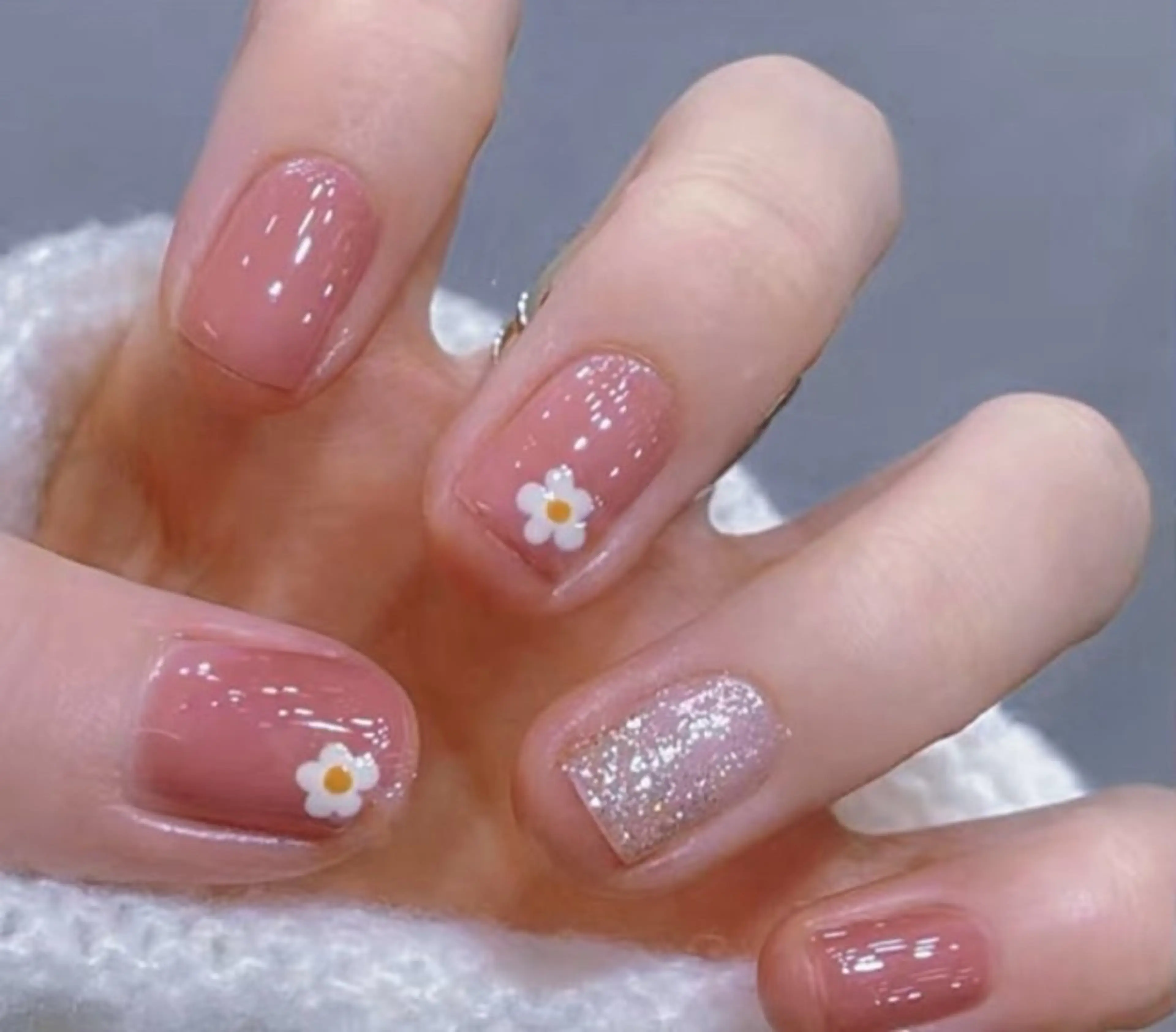 ネイル ハンドネイル H3 Nail Tsuki🦋💙のネイルデザイン