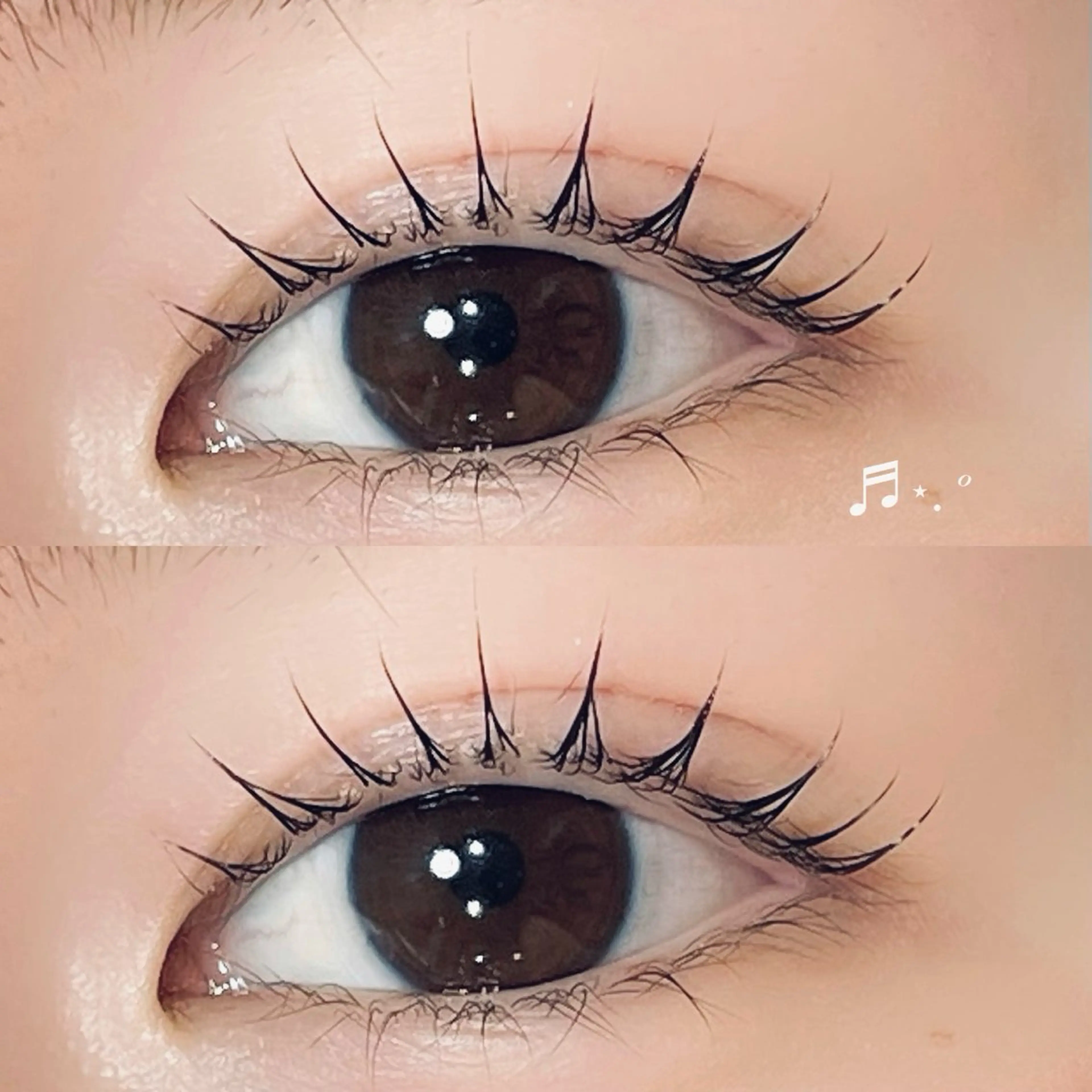 マツエク・マツパ 束感まつ毛 一重×まつ毛パーマ eight🎀 ‪‪yuinaのマツエク・マツパデザイン