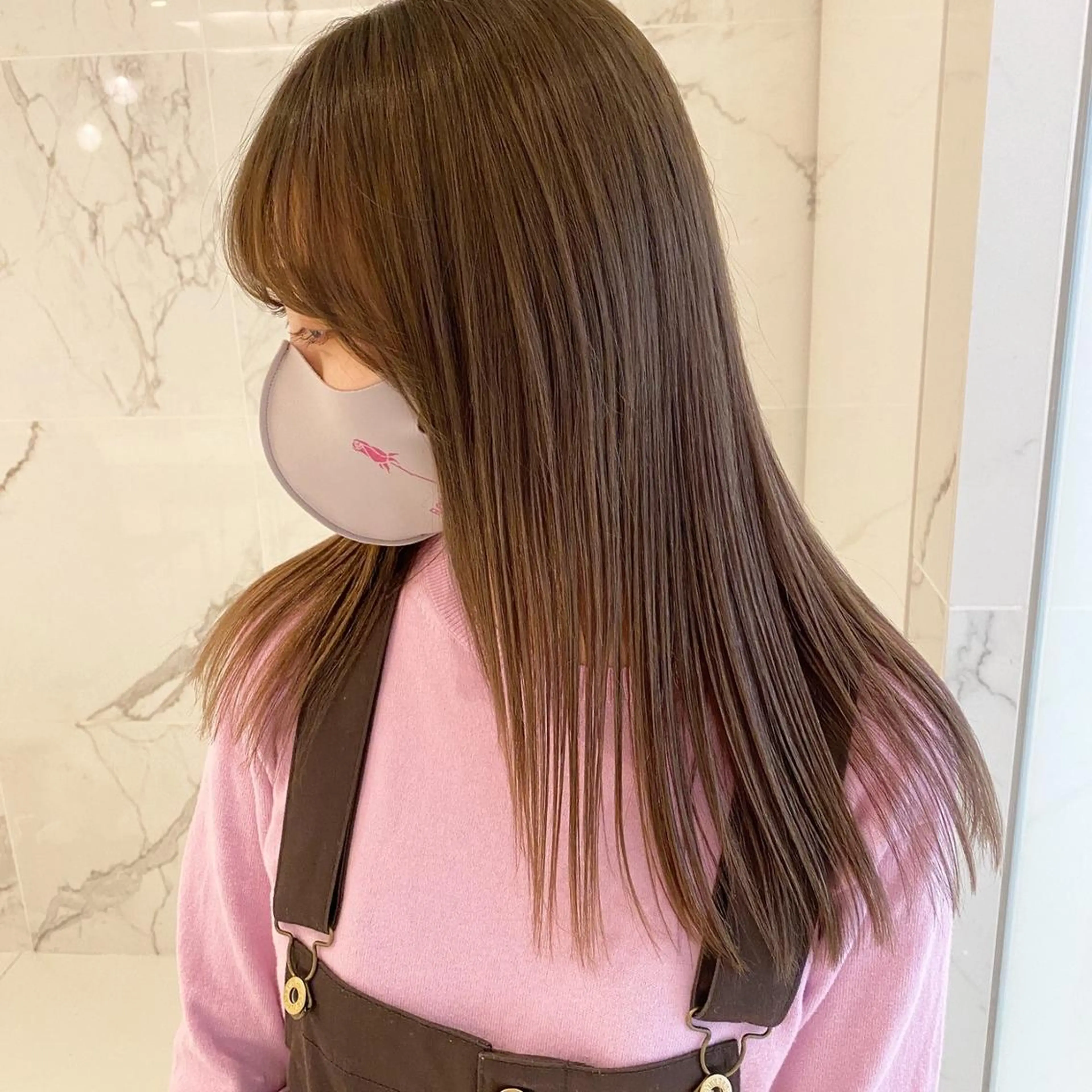 似合わせカット+透明感カラー+インプライム2ステップトリートメントの写真