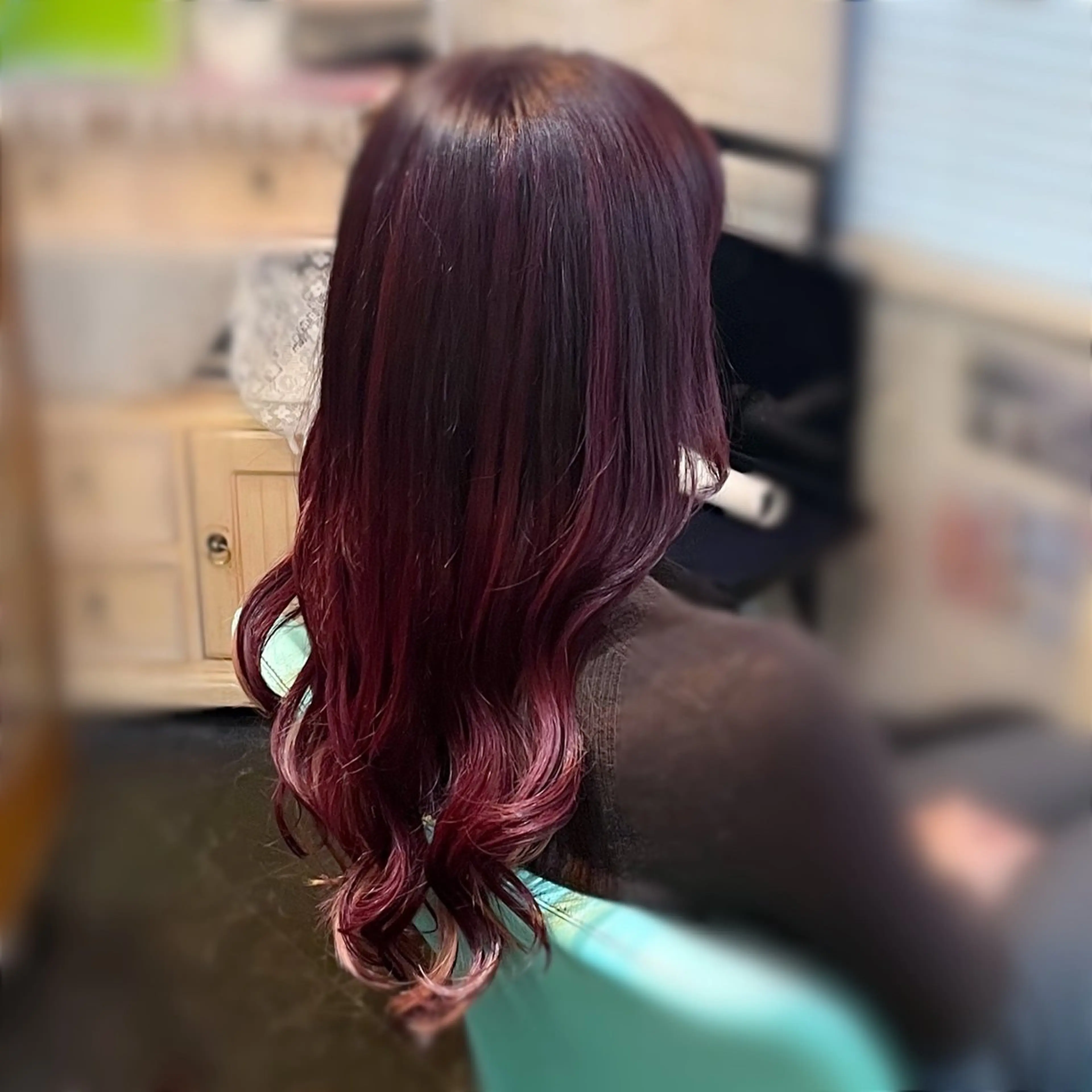 ミディアム カラー ヘアアレンジ グラデーションカラー ピンクカラー エクステ トリートメント Kimura Shinyaのヘアスタイル