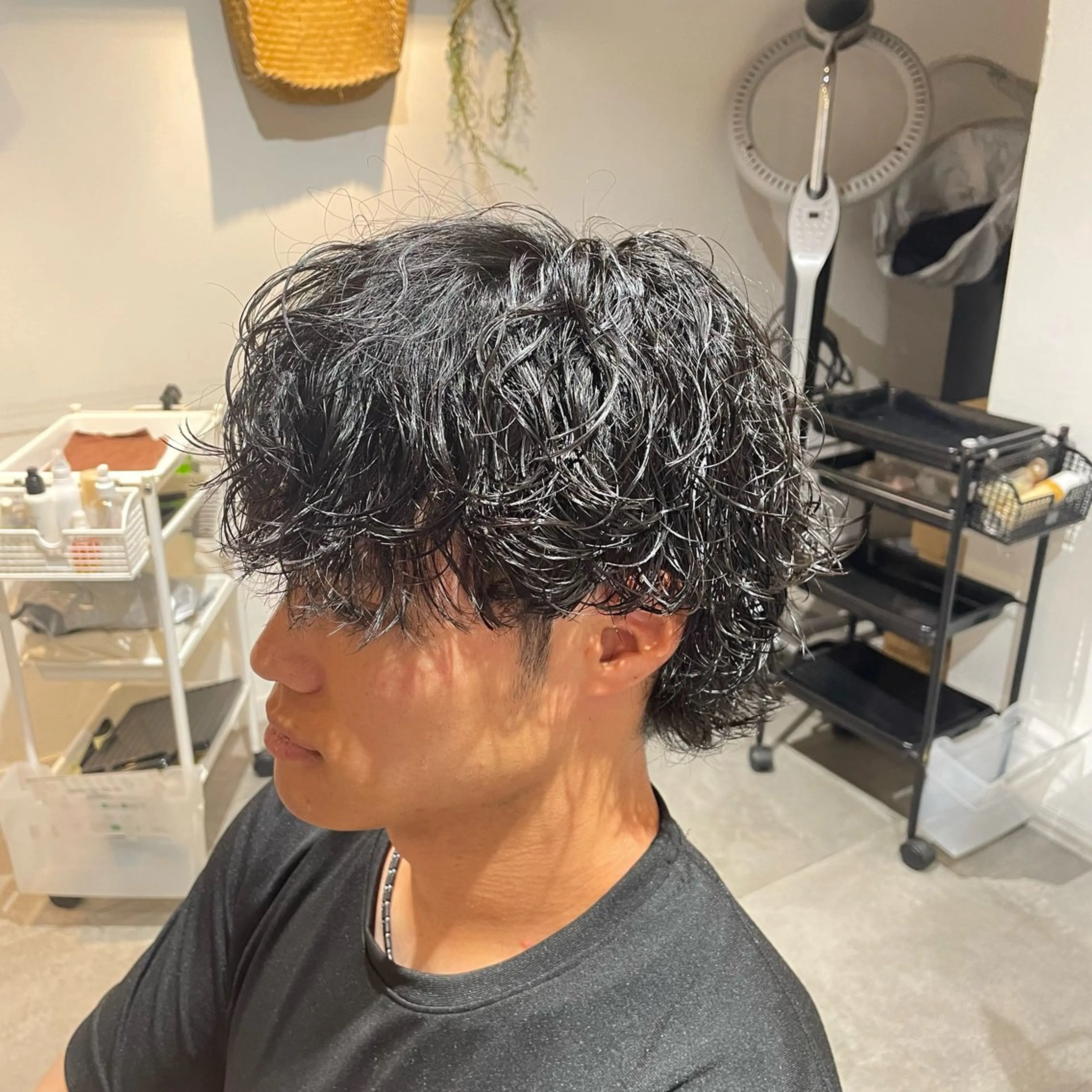 ショート パーマ メンズ isi(イシ)所属・isi／門真／古川橋 EITOのヘアスタイル