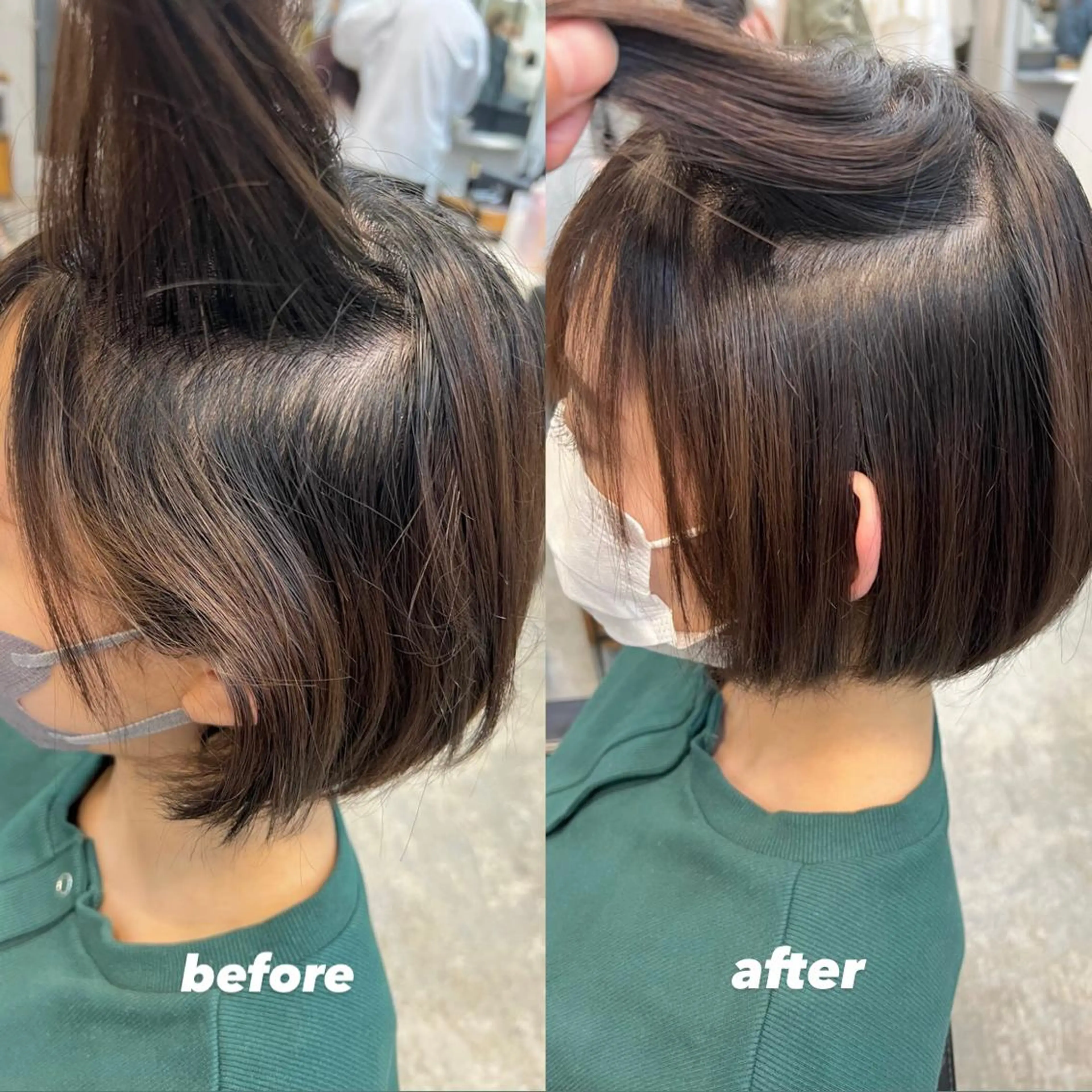 ショート 顔周りカット 吉川 陽菜のヘアスタイル