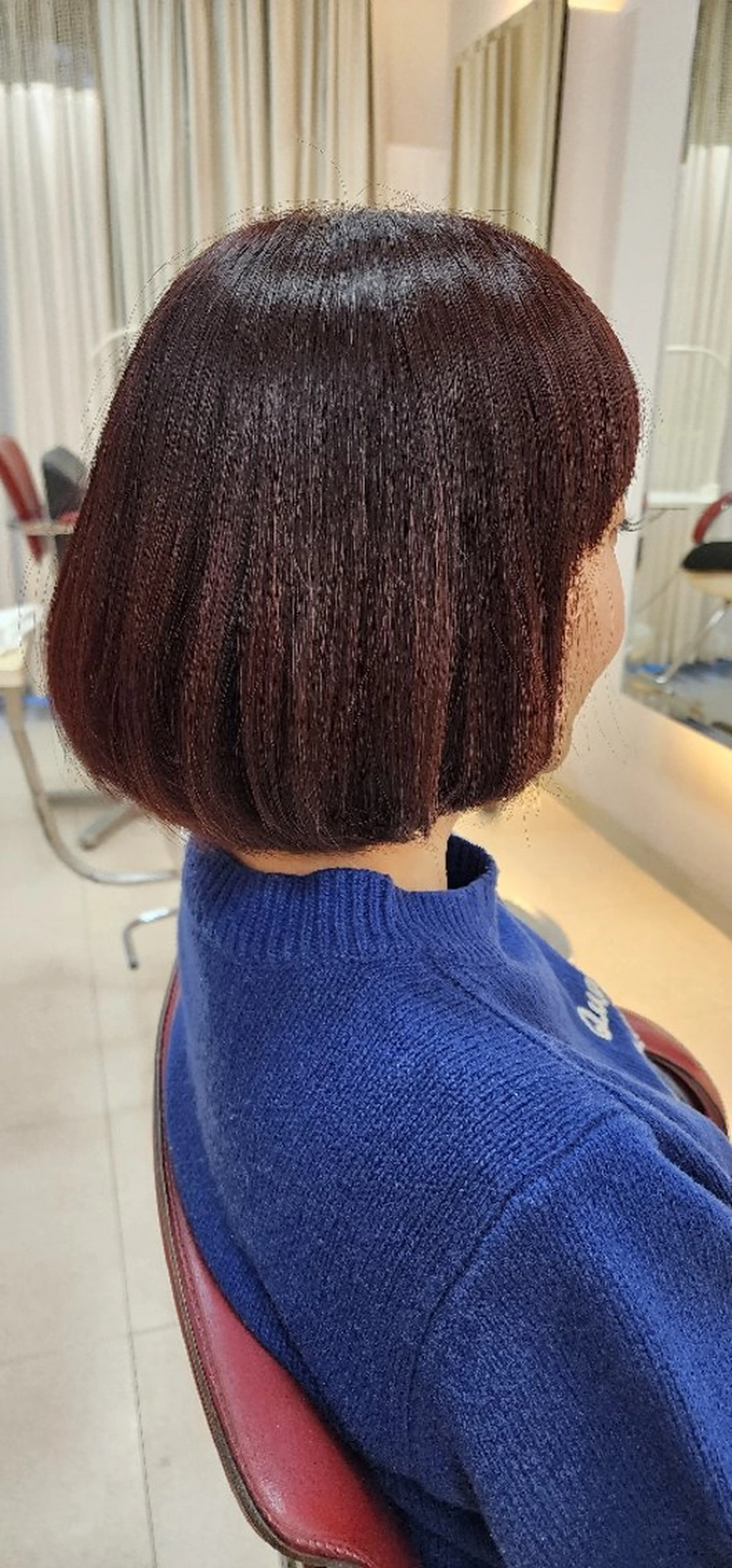 ミディアム カラー 髪質改善 トリートメント hairmake Juinのヘアスタイル