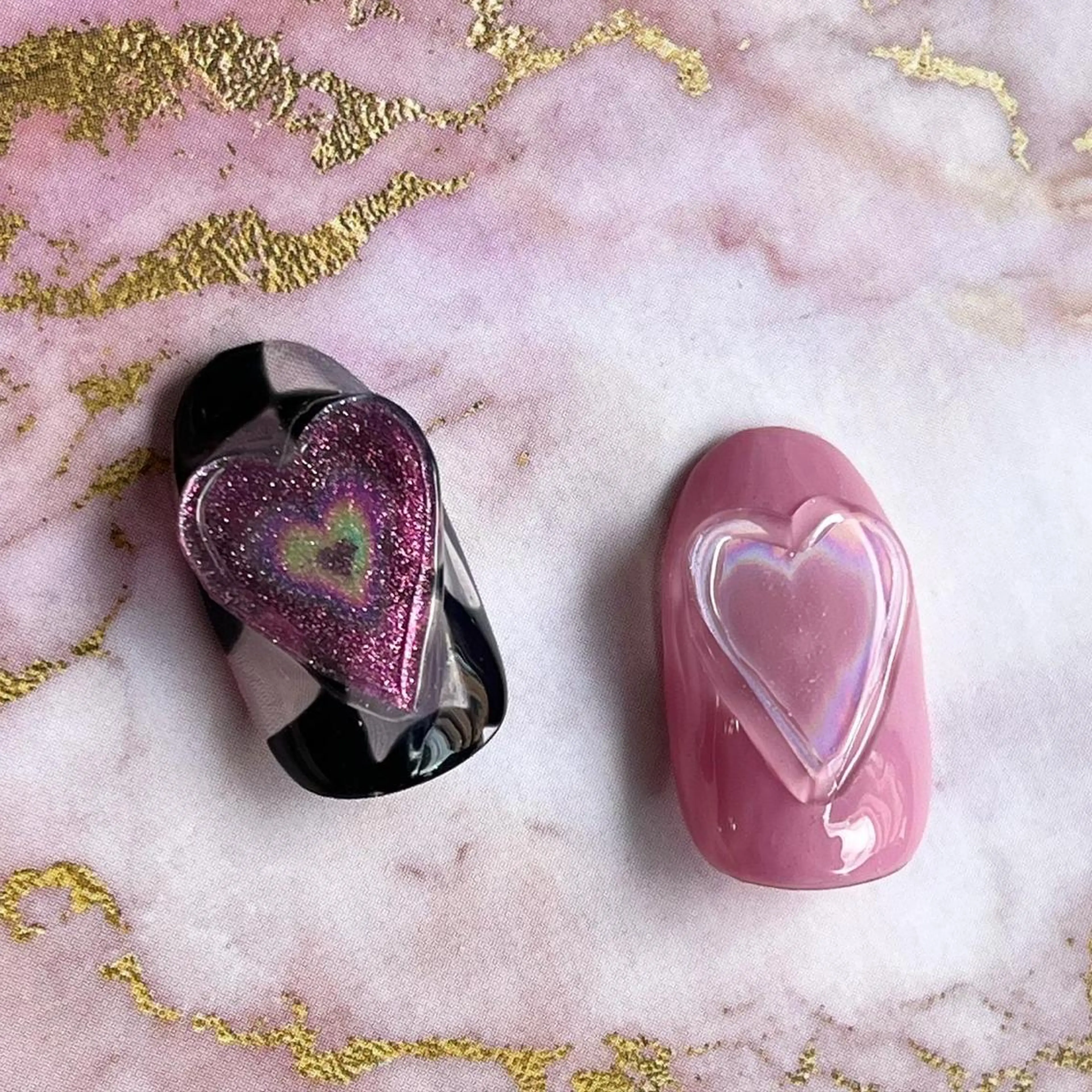 ネイル ハート 韓国ネイル Nail Salon　Ｋのネイルデザイン