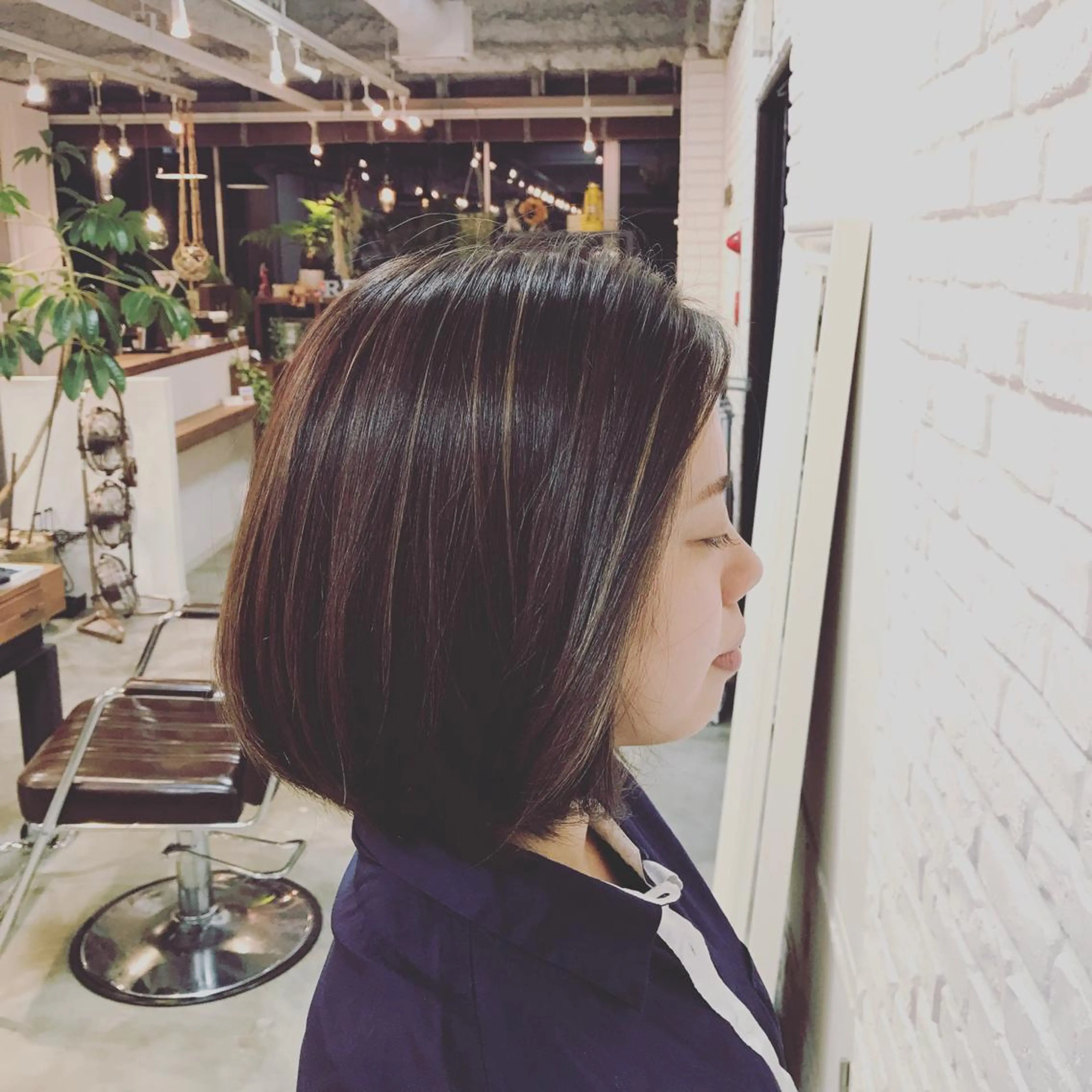 カラー ハイライトカラー 村上 真依子のヘアスタイル