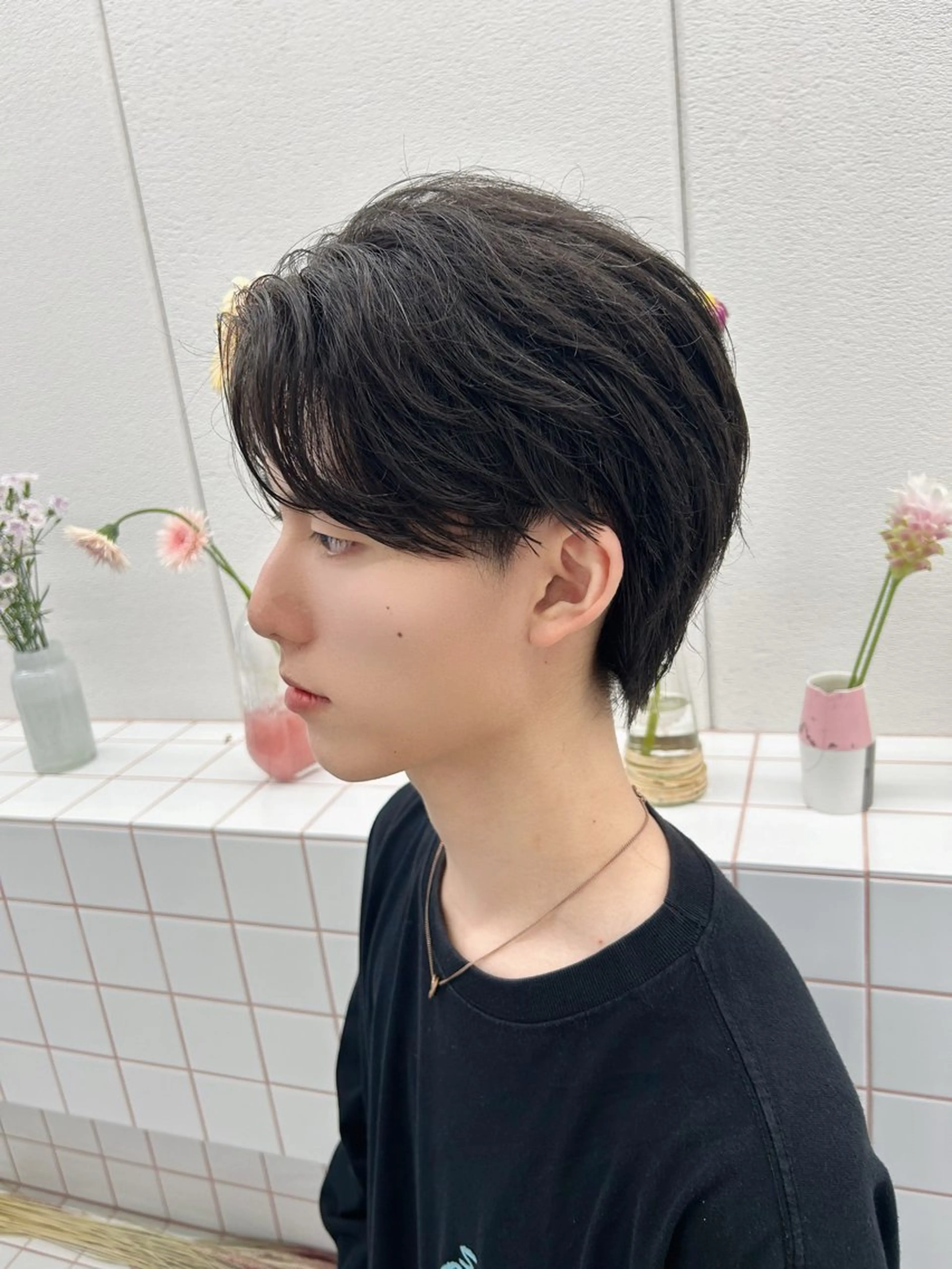 メンズカット＋炭酸泉の写真