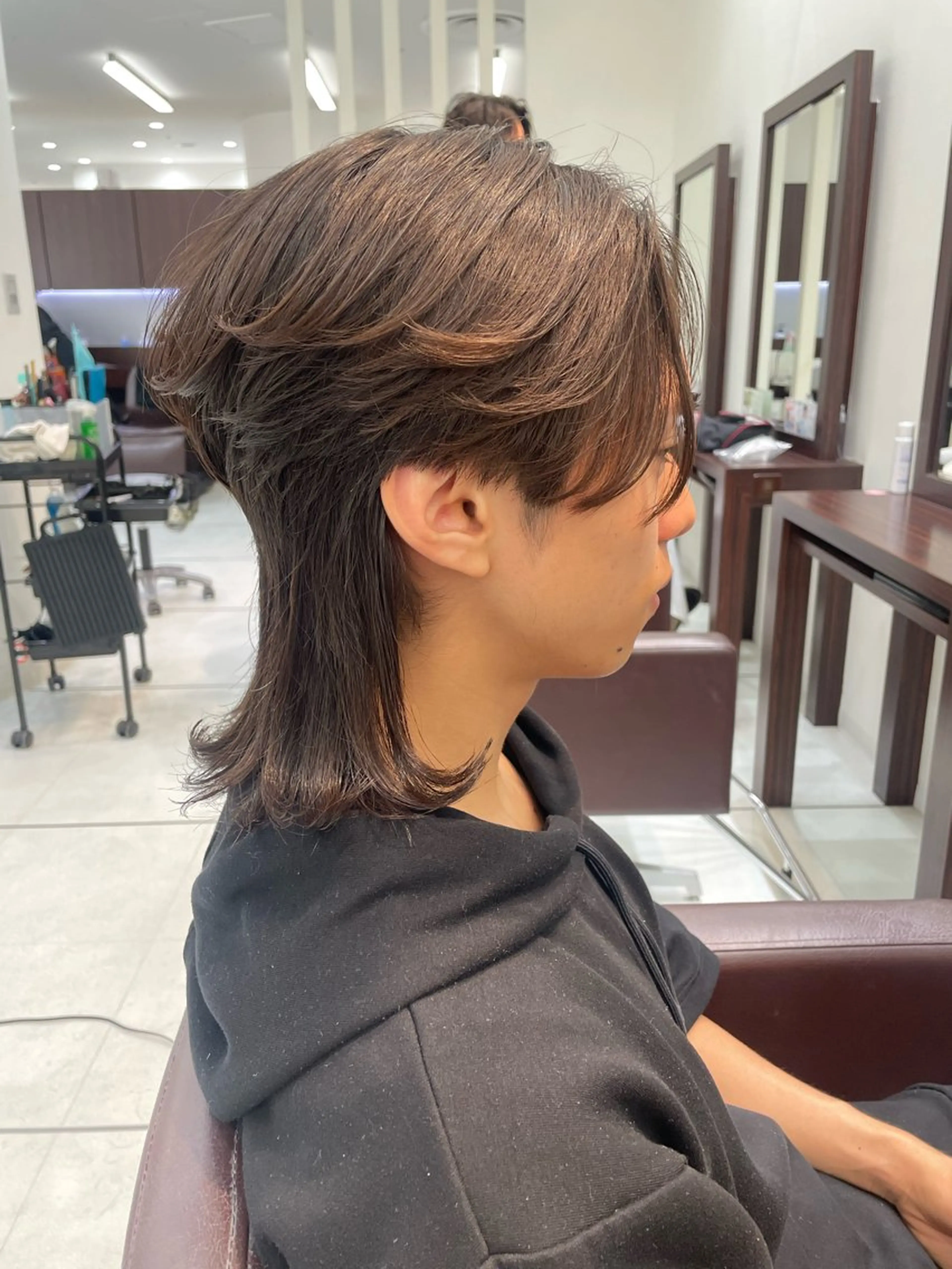 ショート メンズ メンズウルフカット ウルフカット TAYA千葉そごう店所属・【千葉駅南口歩1分】 MAKAのヘアスタイル