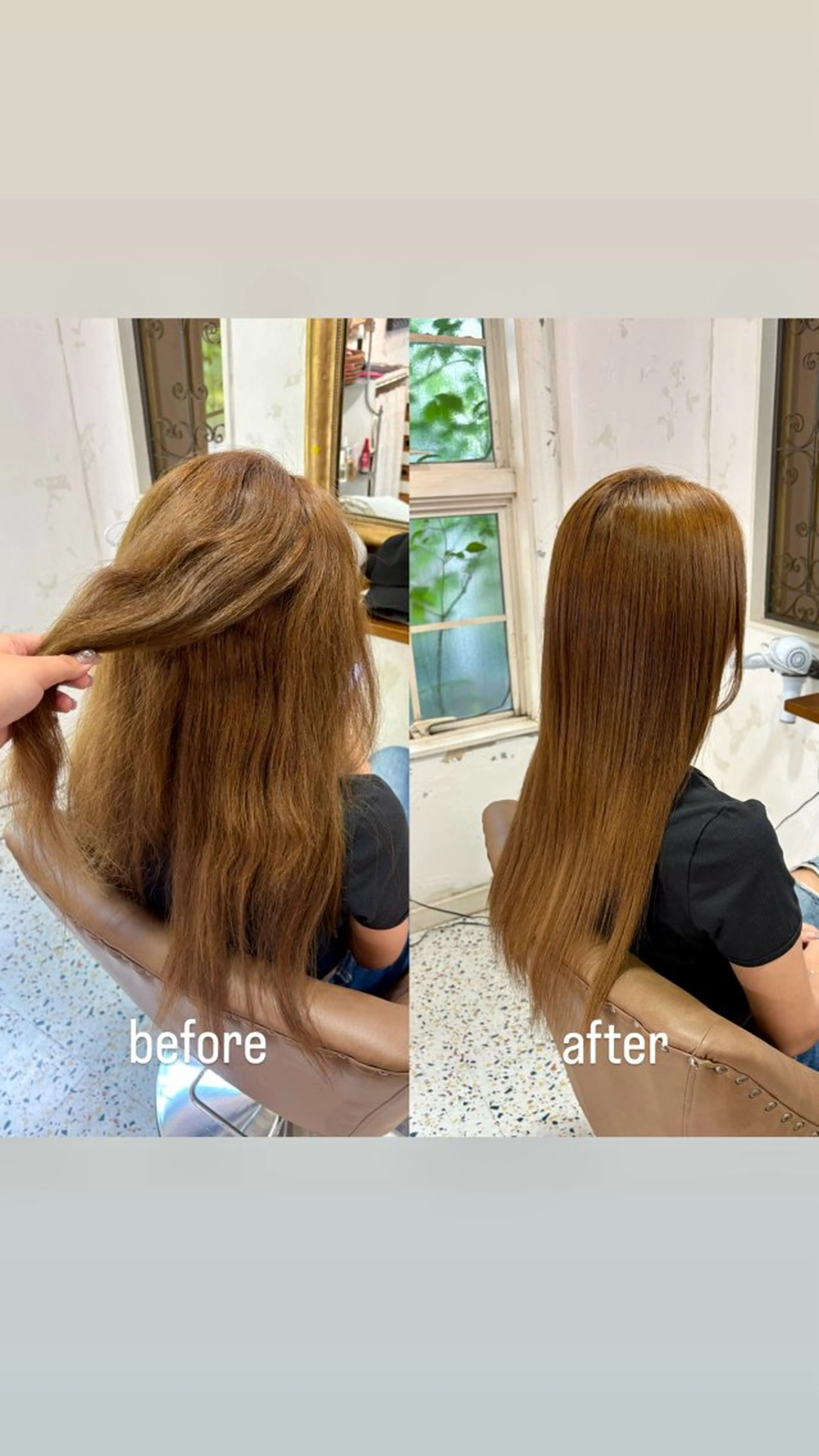 ロング カット 縮毛矯正 クセ/うねり改善/ 縮毛矯正🫧ゆりのヘアスタイル