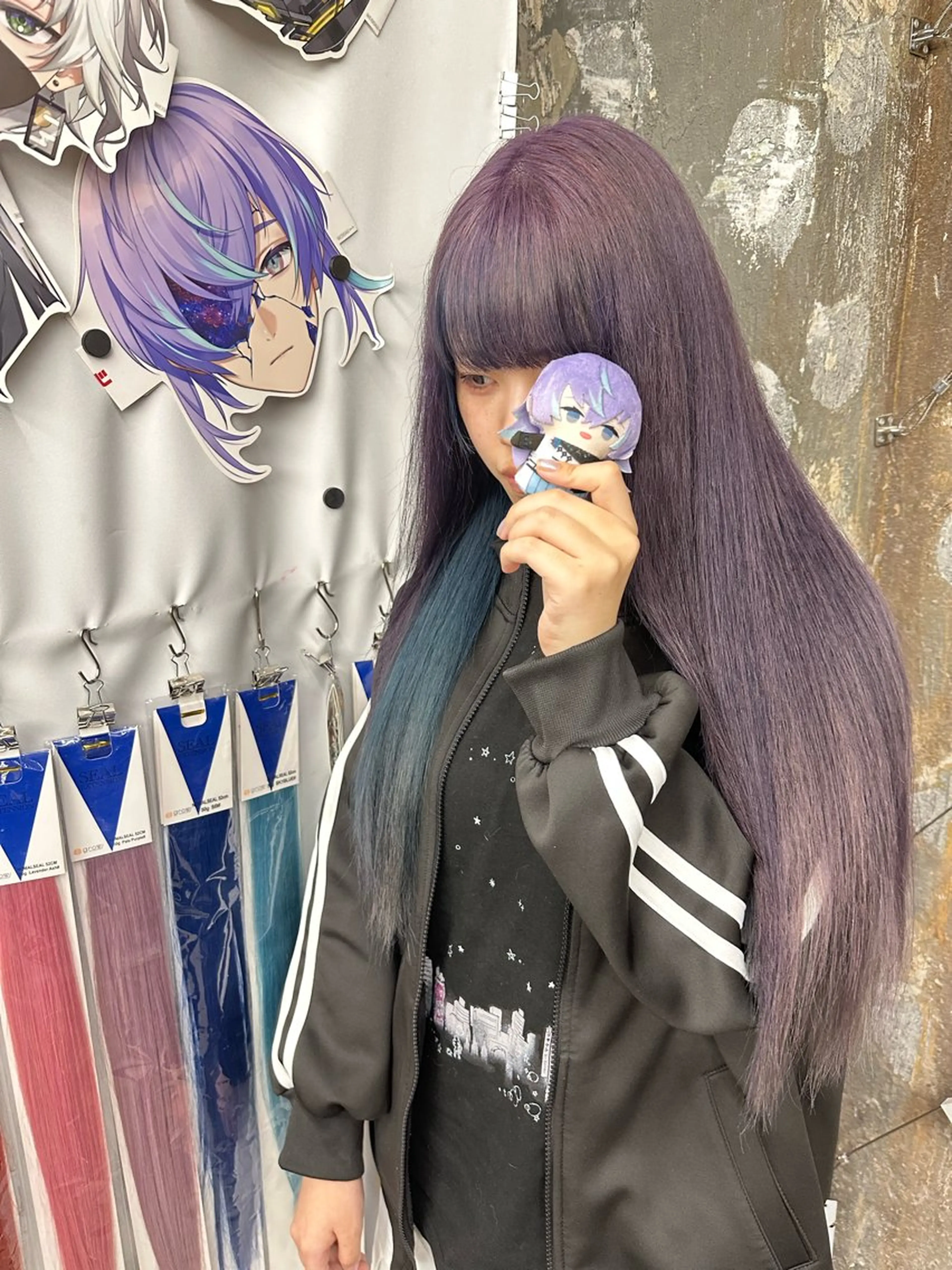 ロング カラー あらげ 🌈推しカラー🌈ᵕのヘアスタイル