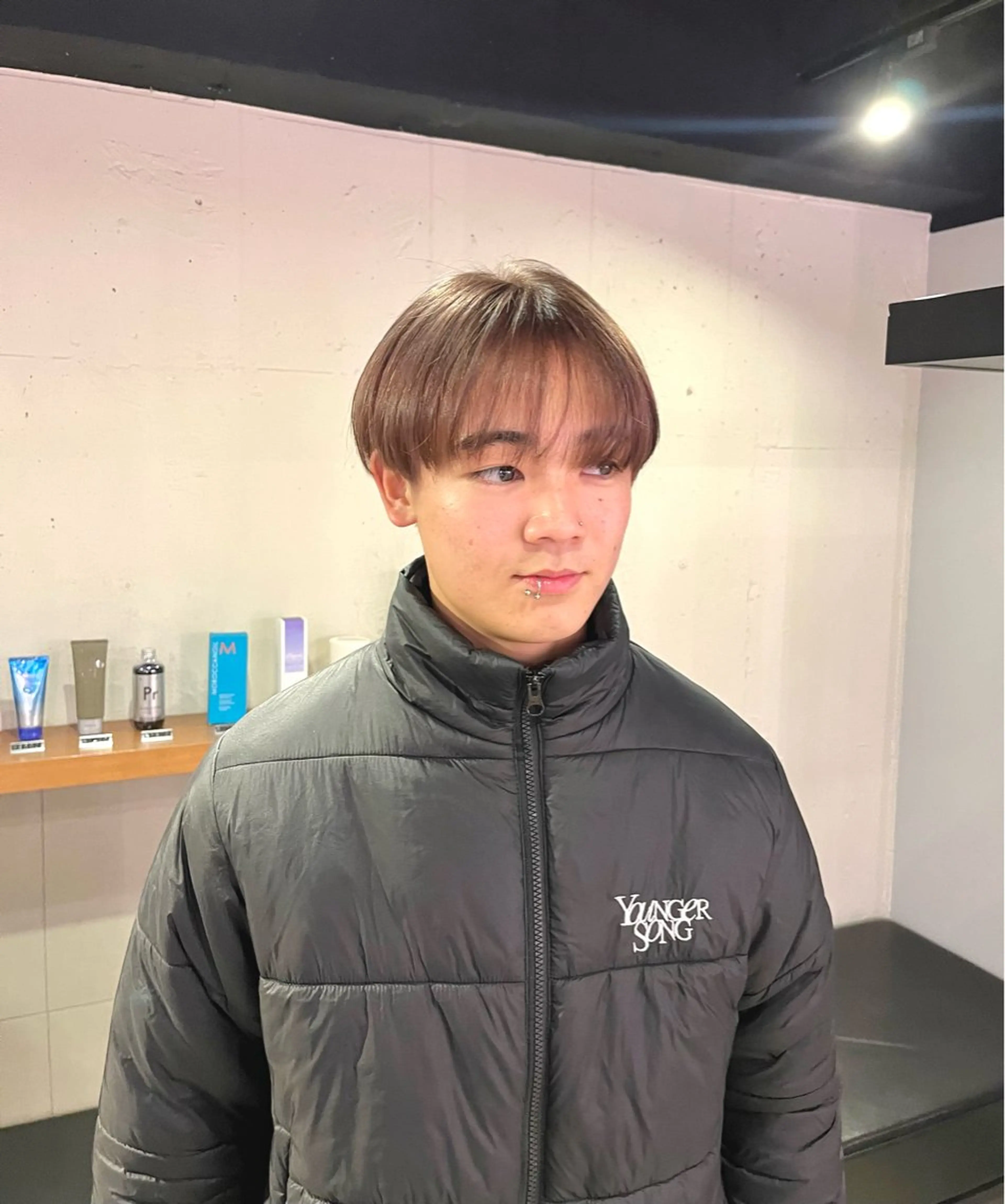 カラー メンズ きど ゆうきのヘアスタイル