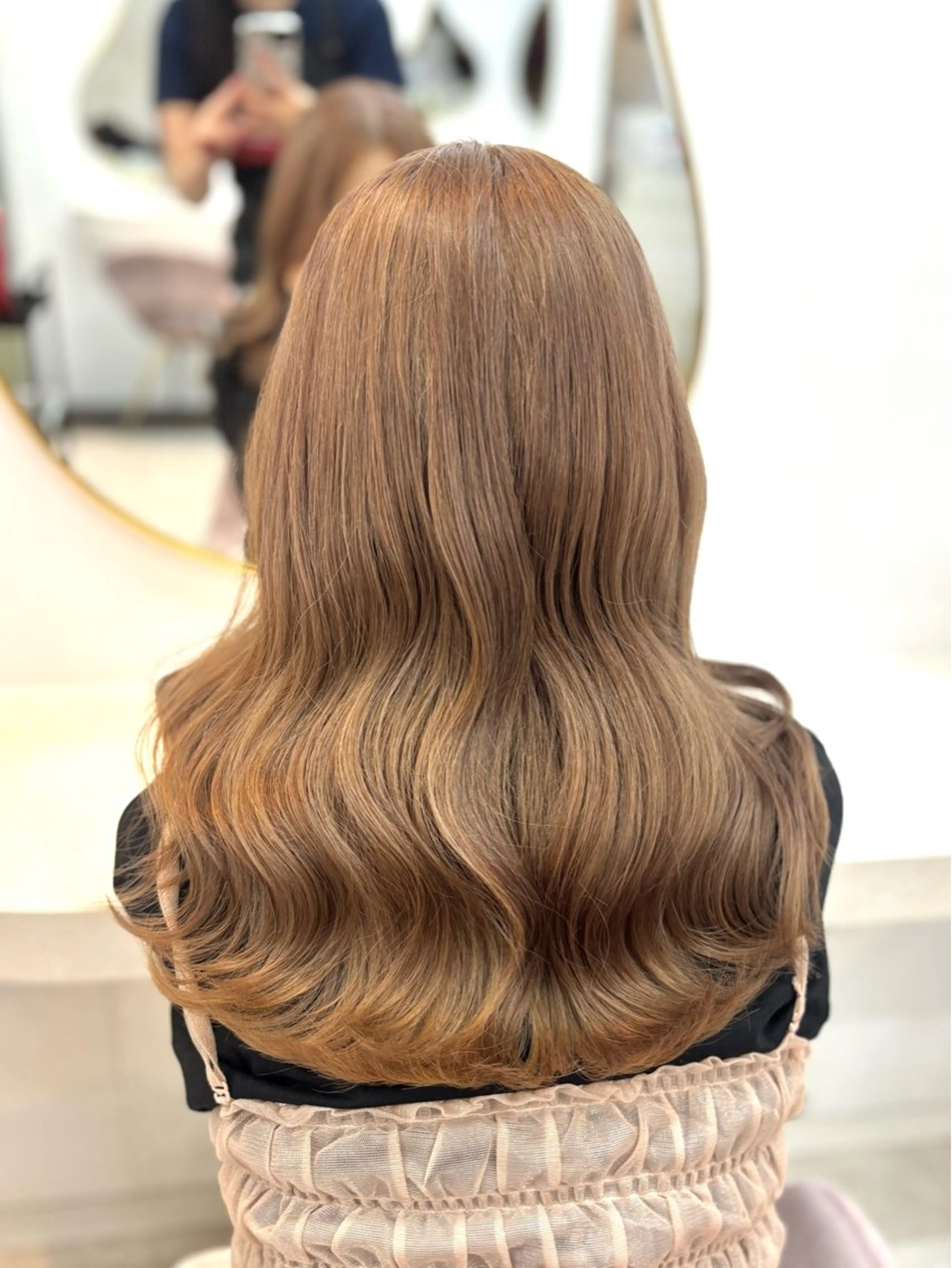 セミロング 💘Kurea💘 艶髪/韓国/暗髪のヘアスタイル