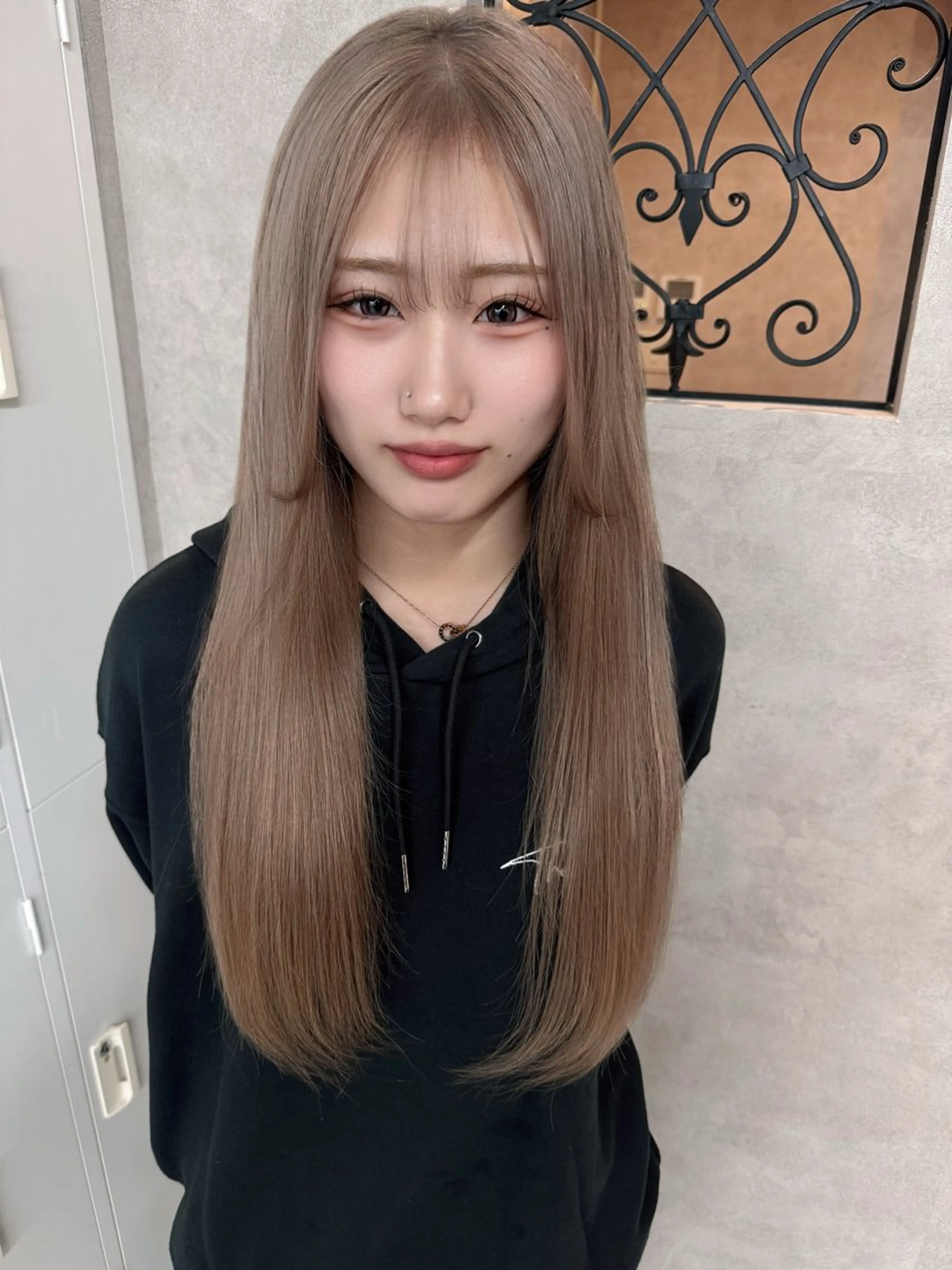 ロング ヘアカラー トリートメント 🧋ミルクティー 職人🧋のヘアスタイル