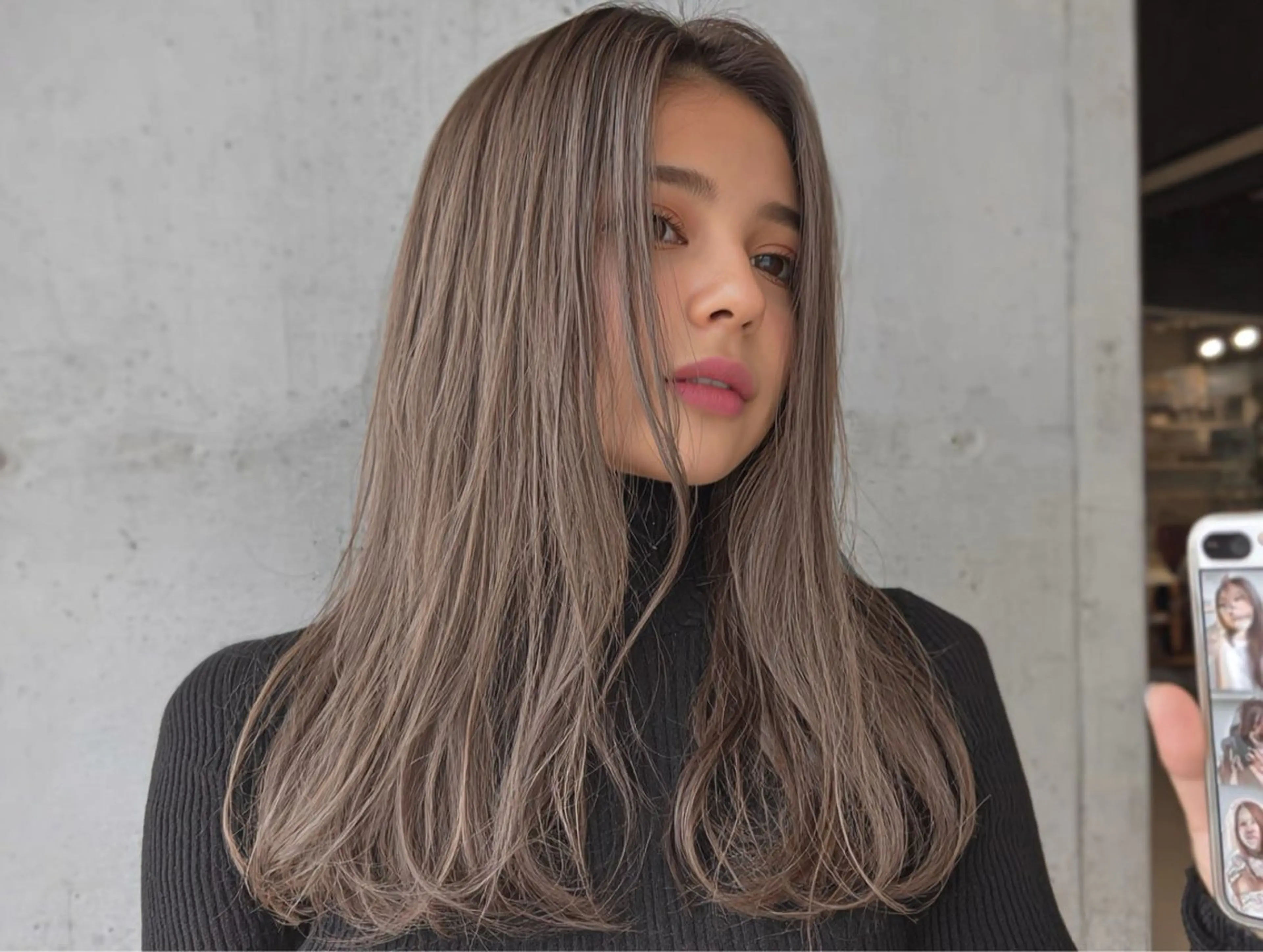 ロング 津田 花望のヘアスタイル