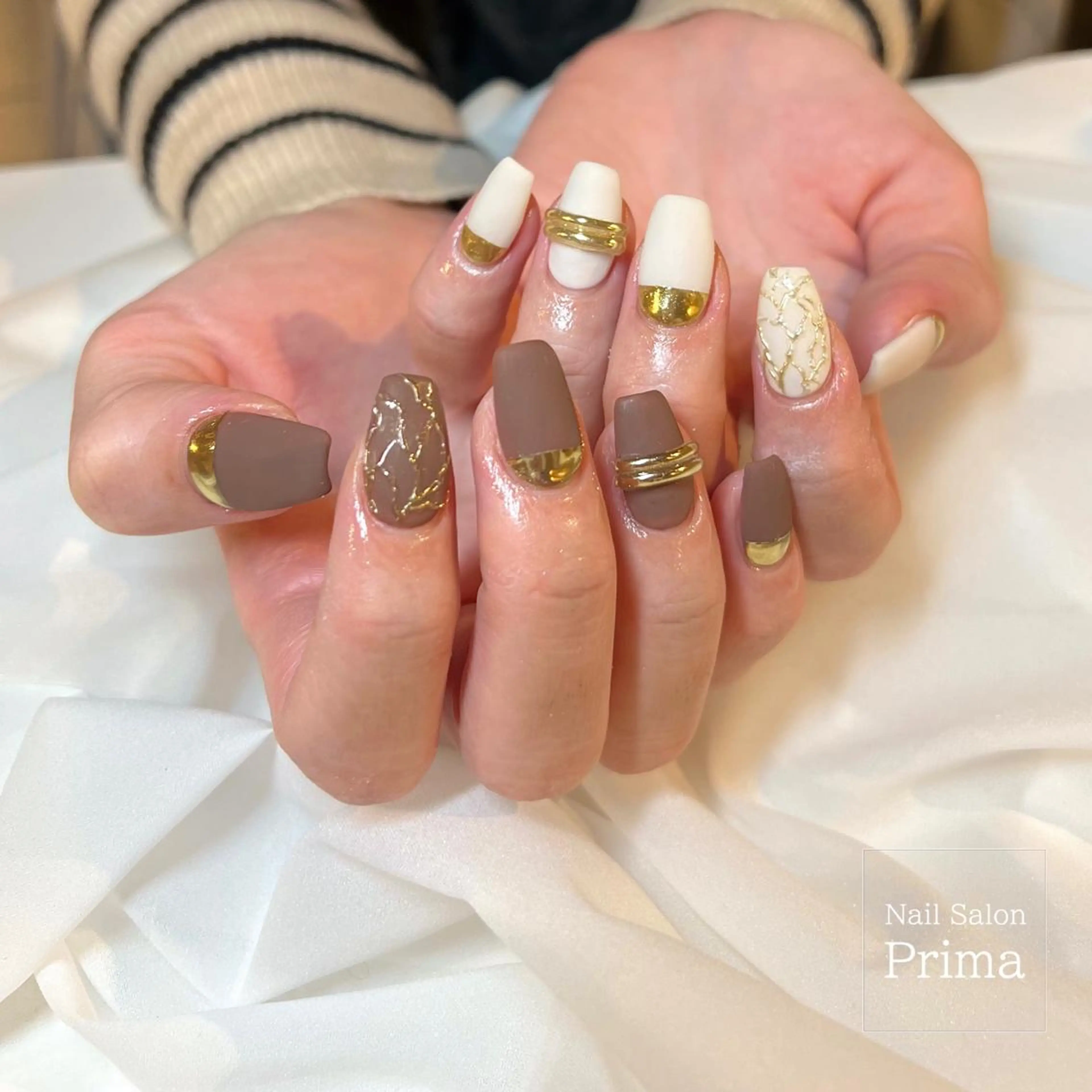 セミロング ネイル SalonPrima Nail & Eyeのマツエク・マツパデザイン