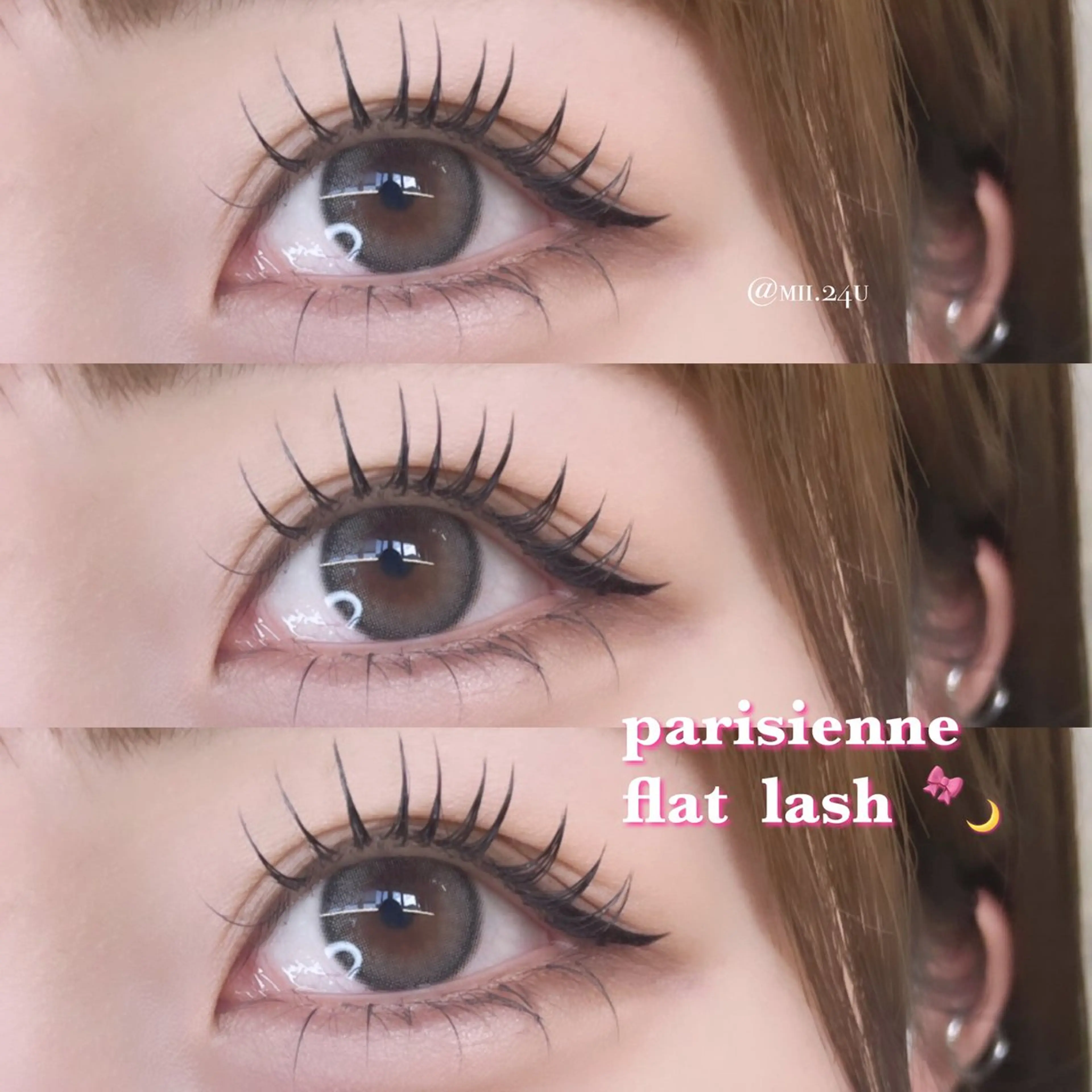 マツエク・マツパ Milobyk!ng MITSUKIのマツエク・マツパデザイン