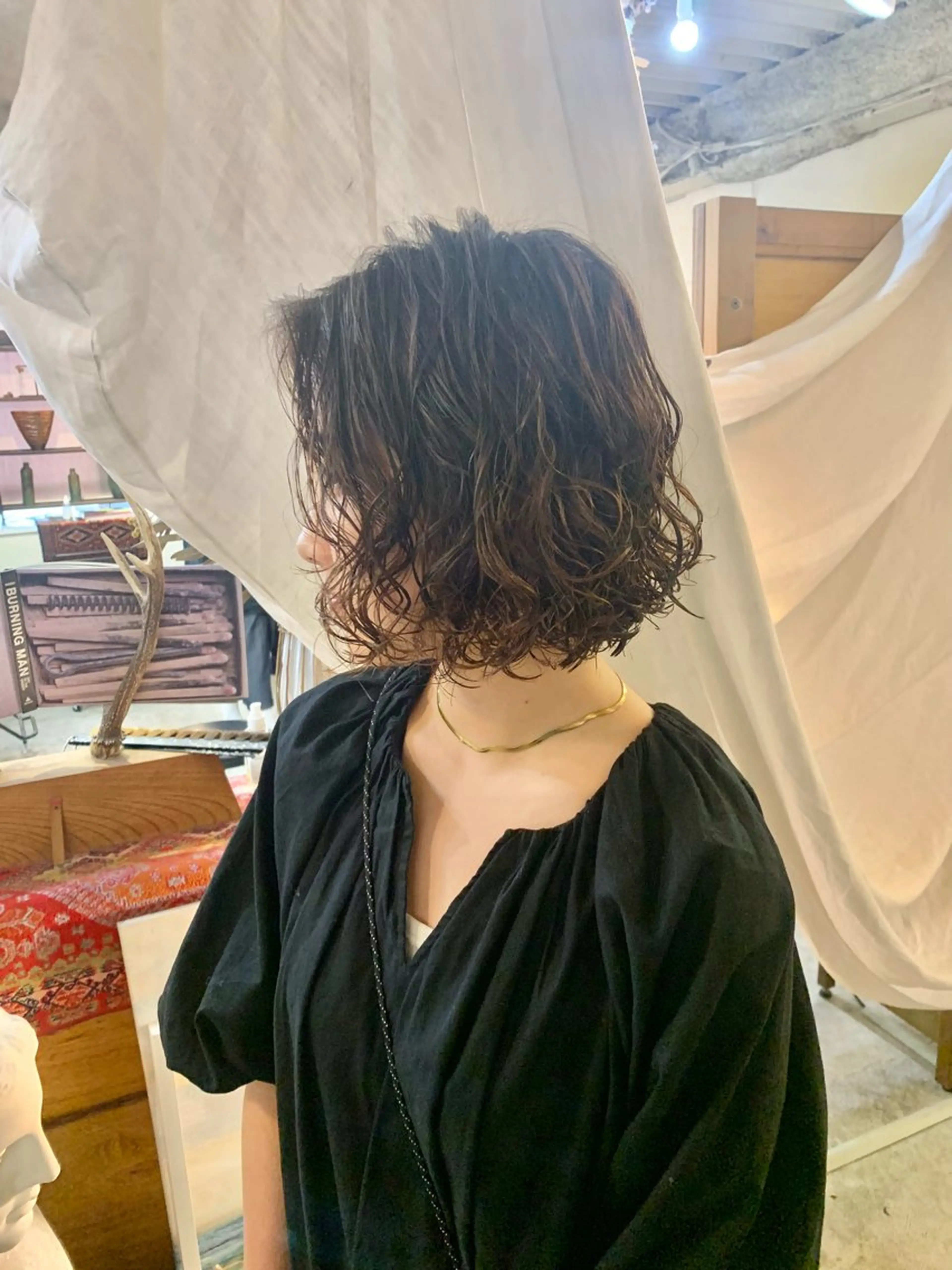 カット＋ケアパーマ＋活性ケラチン9ステップトリートメントの写真