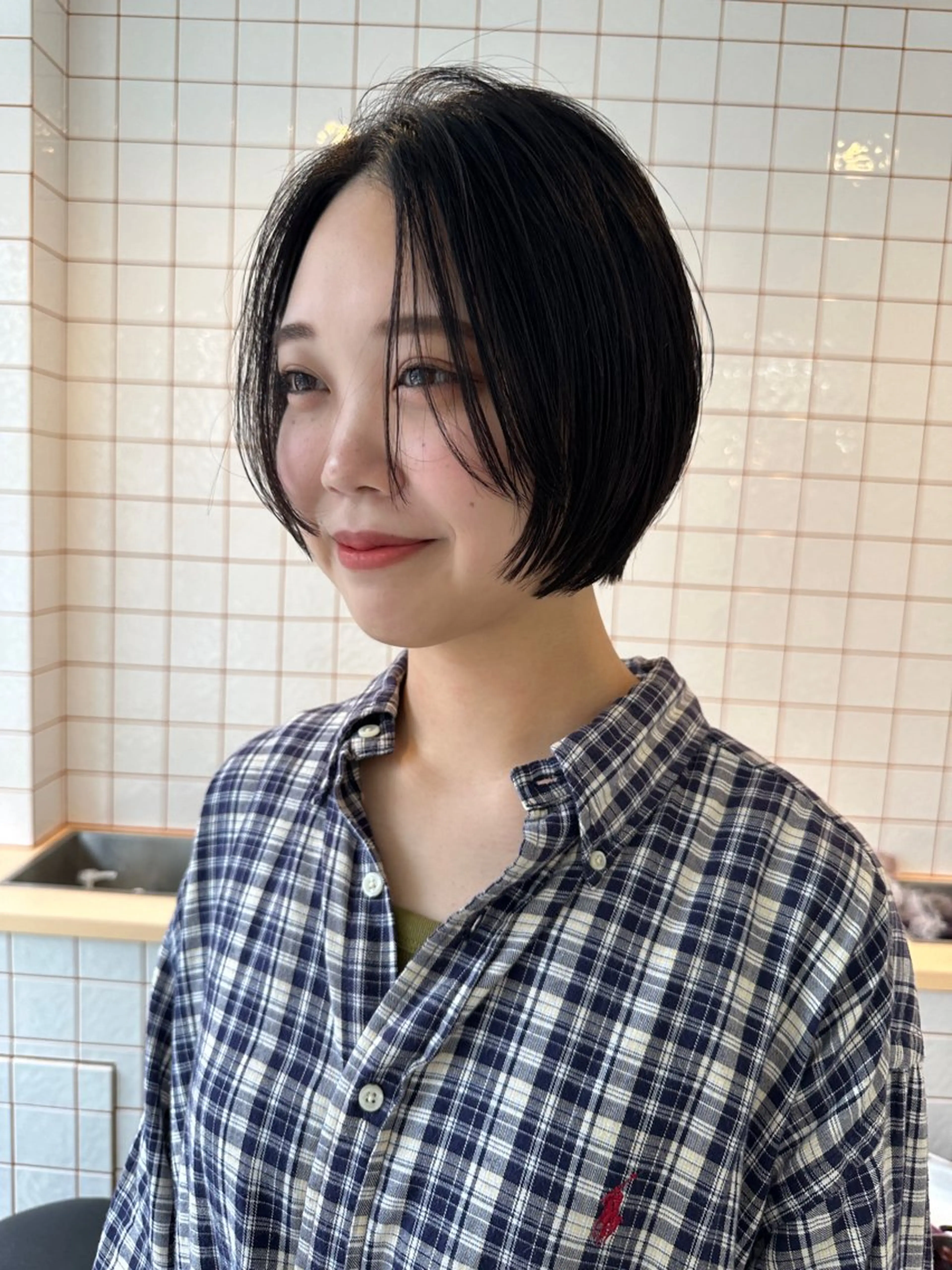 ショート ショートボブ ボブ ショートヘア カット トリートメント ボブ/レイヤー/ケア パーマ/リュウタのヘアスタイル