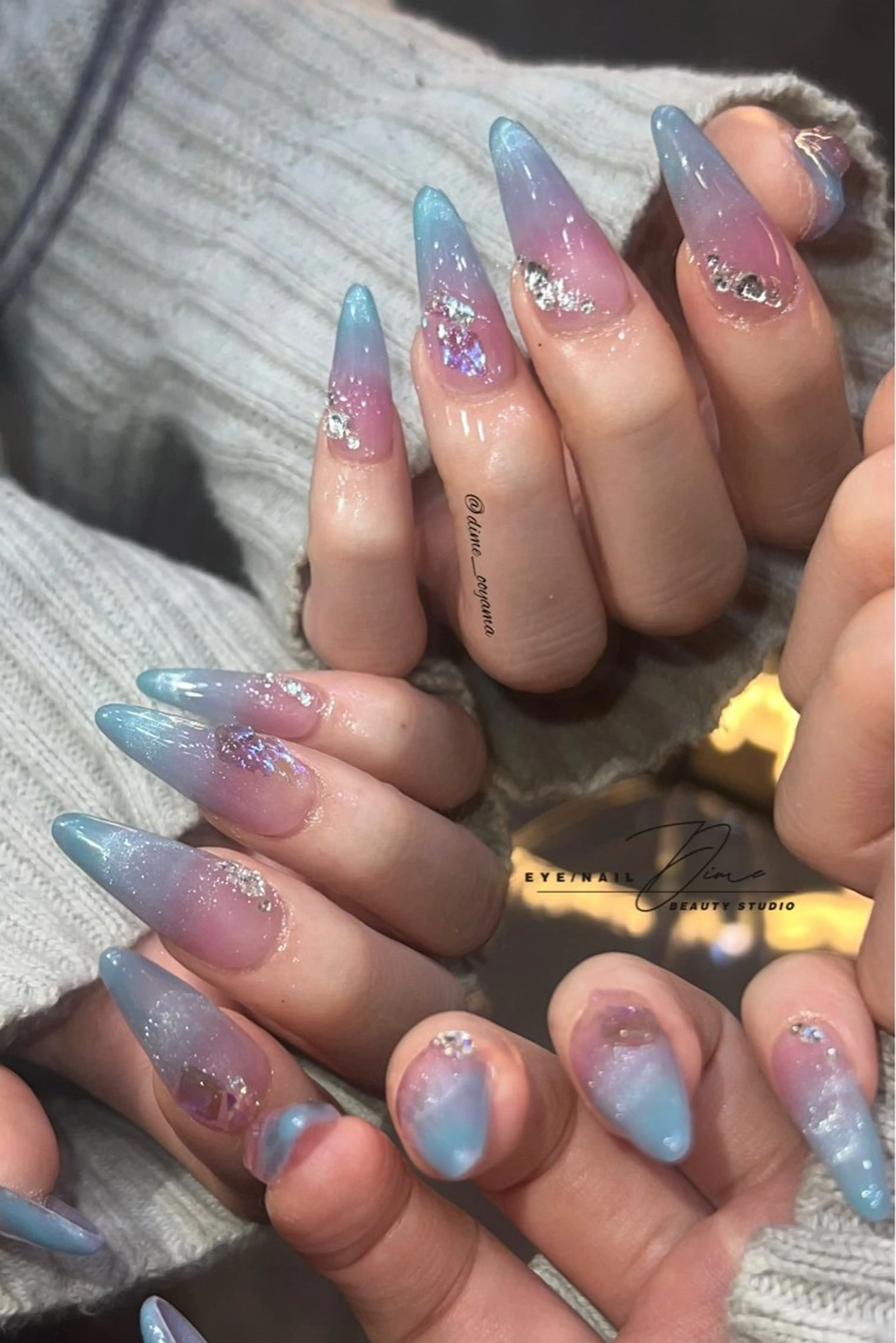 ネイル グラデーション DIME OOYAMAのネイルデザイン