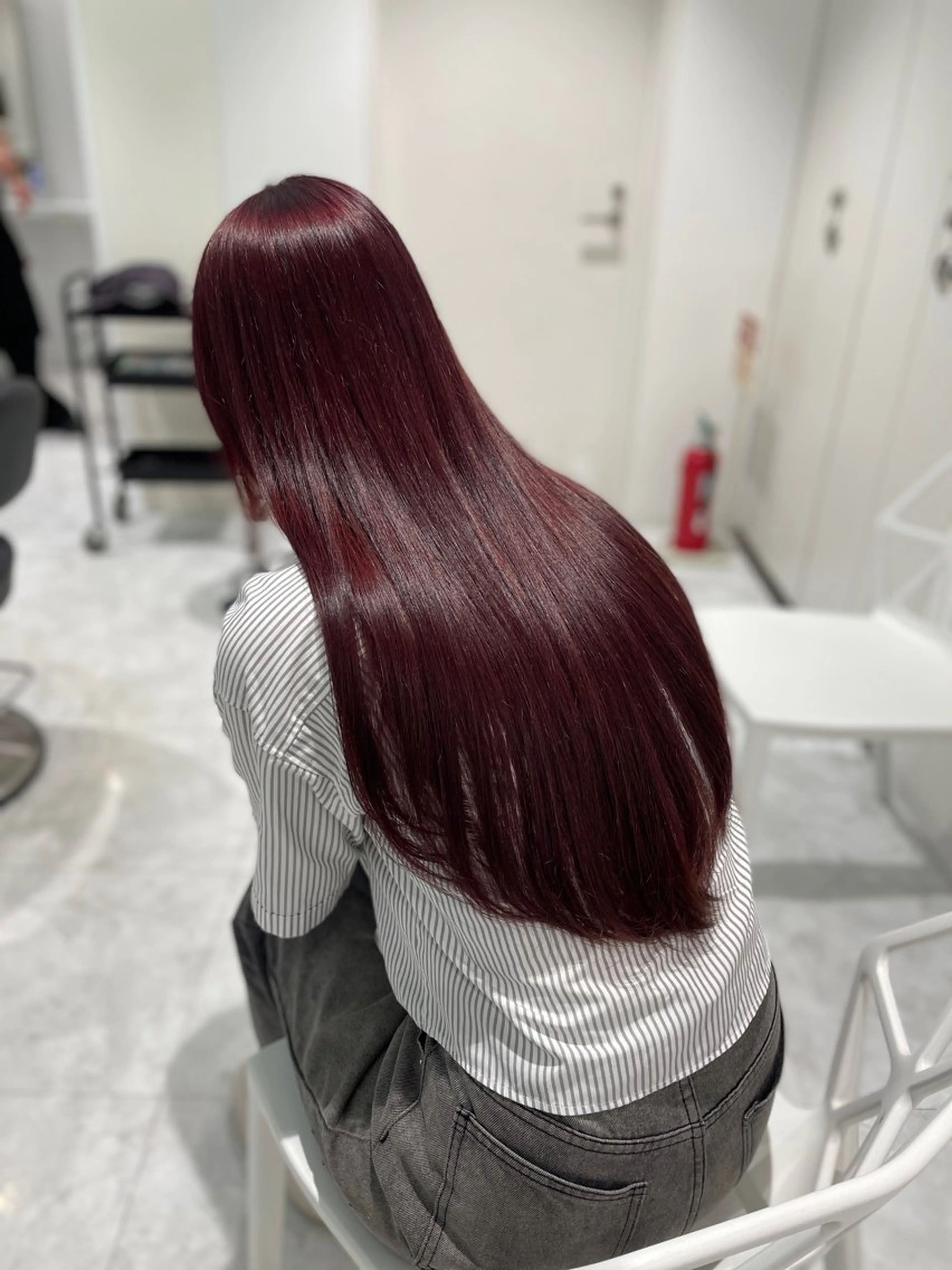 ロング カラー カット ヘアカラー ♥️うる艶暖色 銀座♥️mioのヘアスタイル