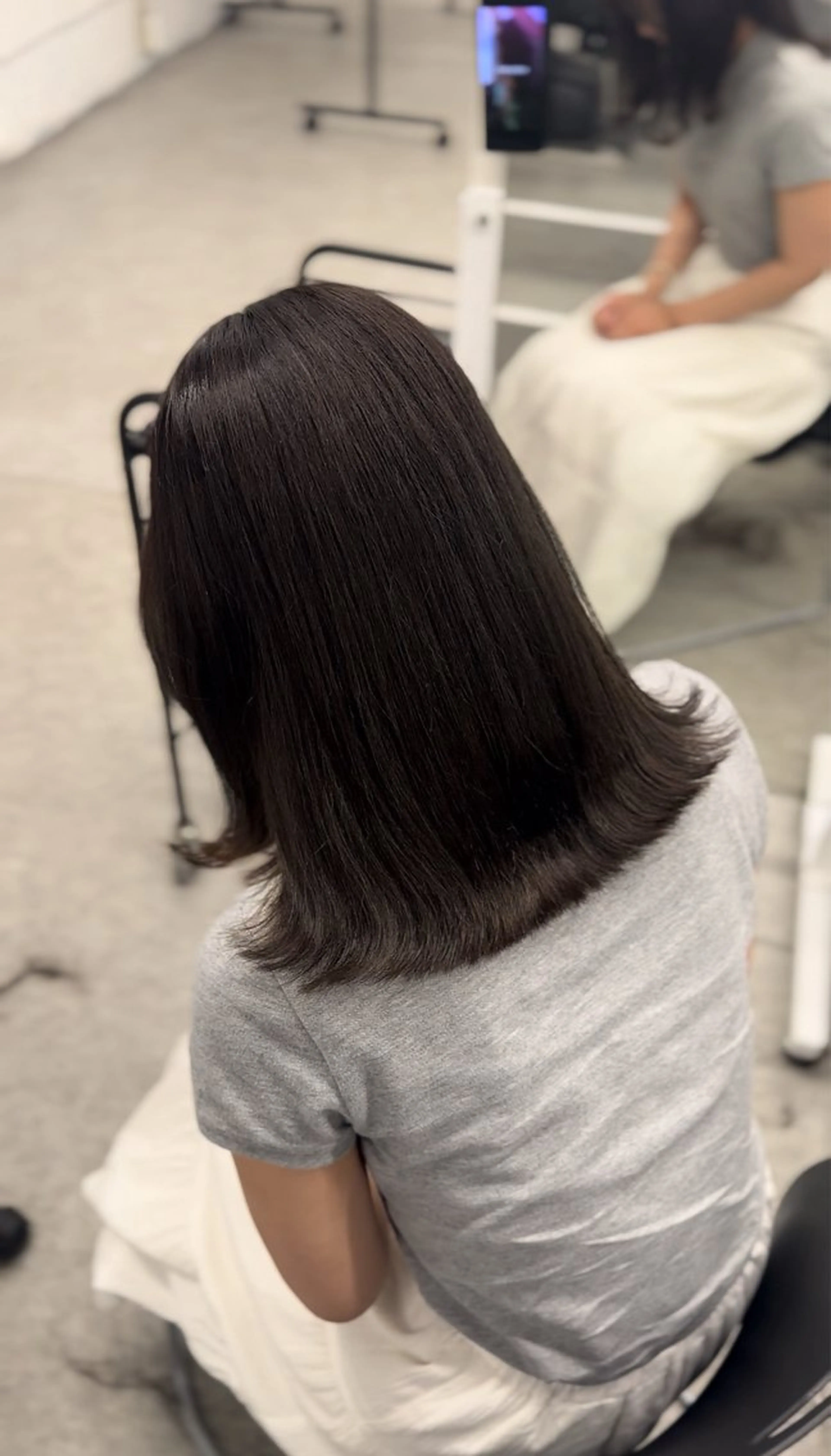 ミディアム 💖ベージュ💖 MEARIのヘアスタイル