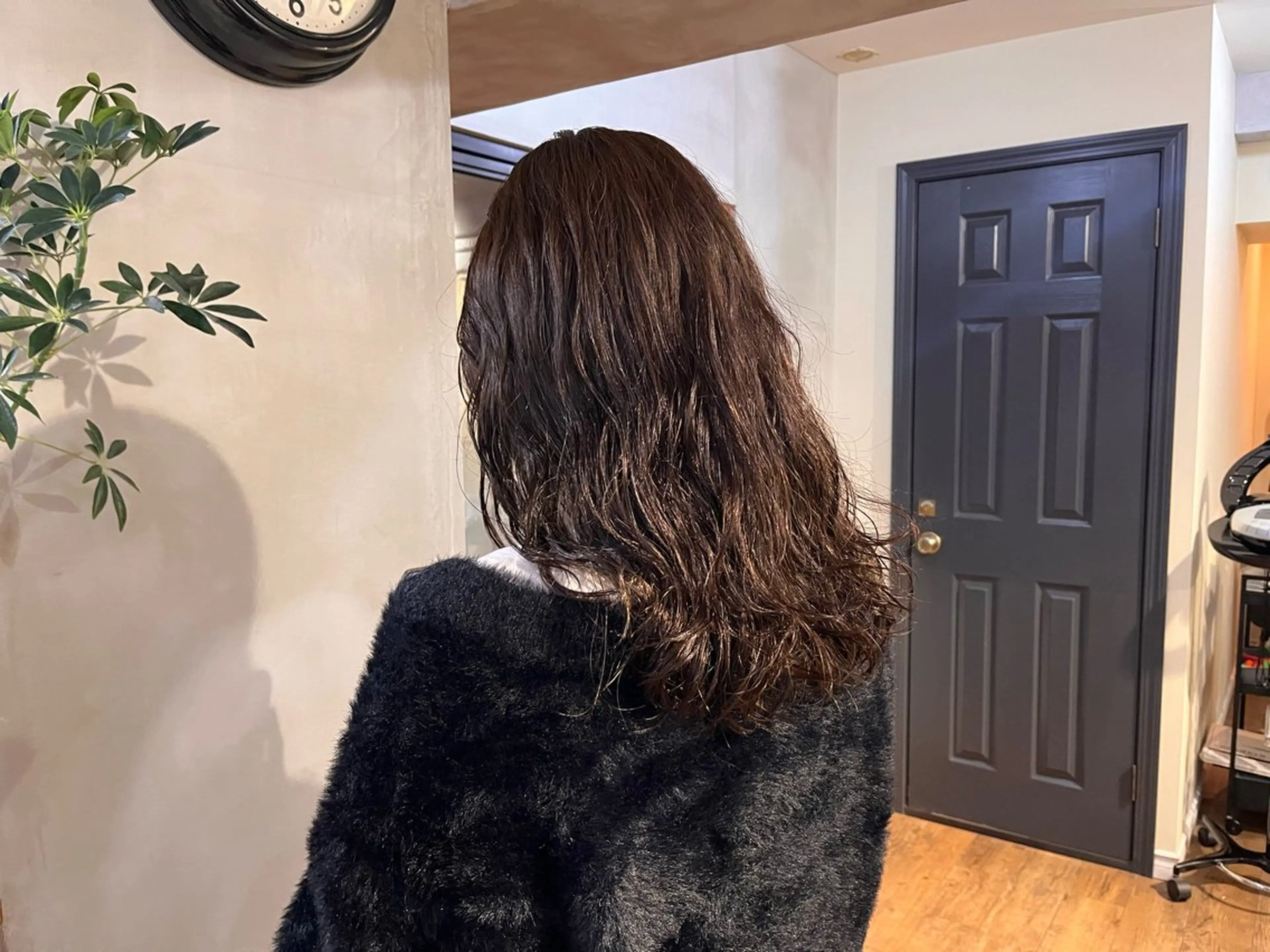 セミロング パーマ セミロングパーマ デジタルパーマ ニュアンスパーマ カット パーマ 上川 美幸のヘアスタイル