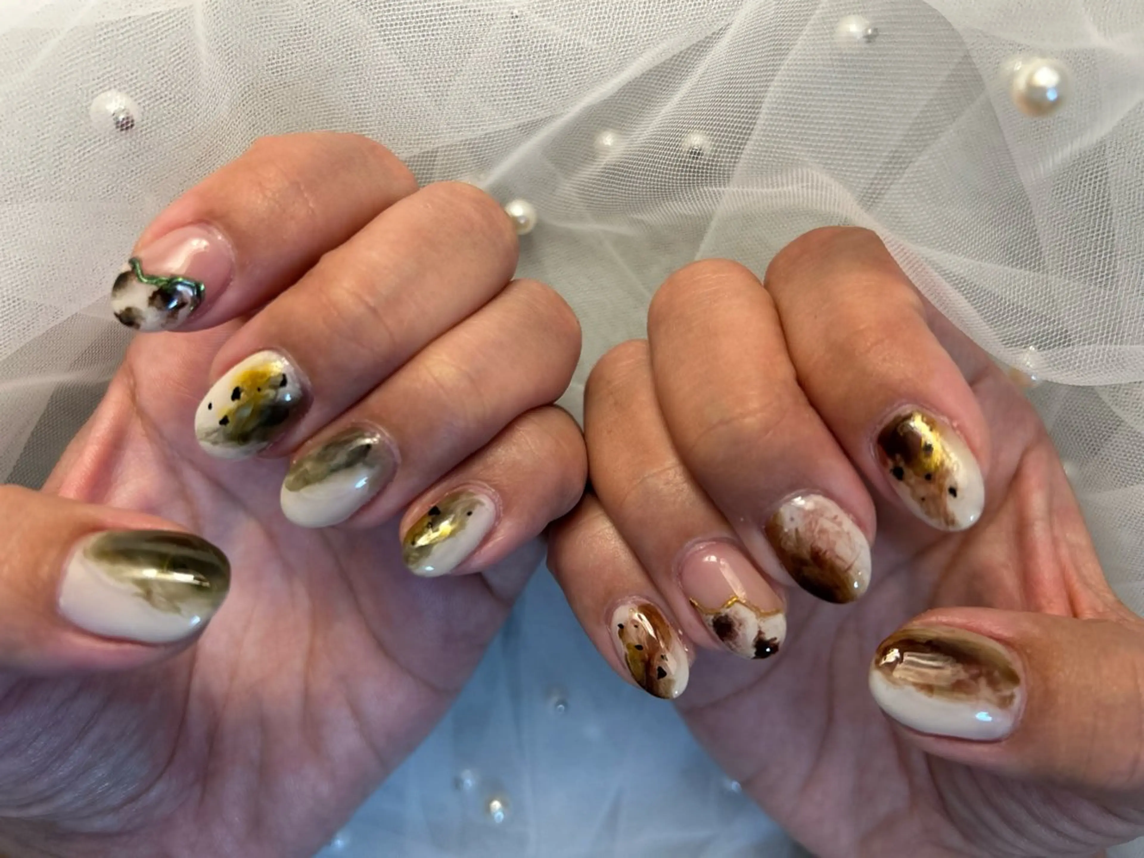 ネイル ハンドネイル フットネイル ✴︎ Delightのネイルデザイン