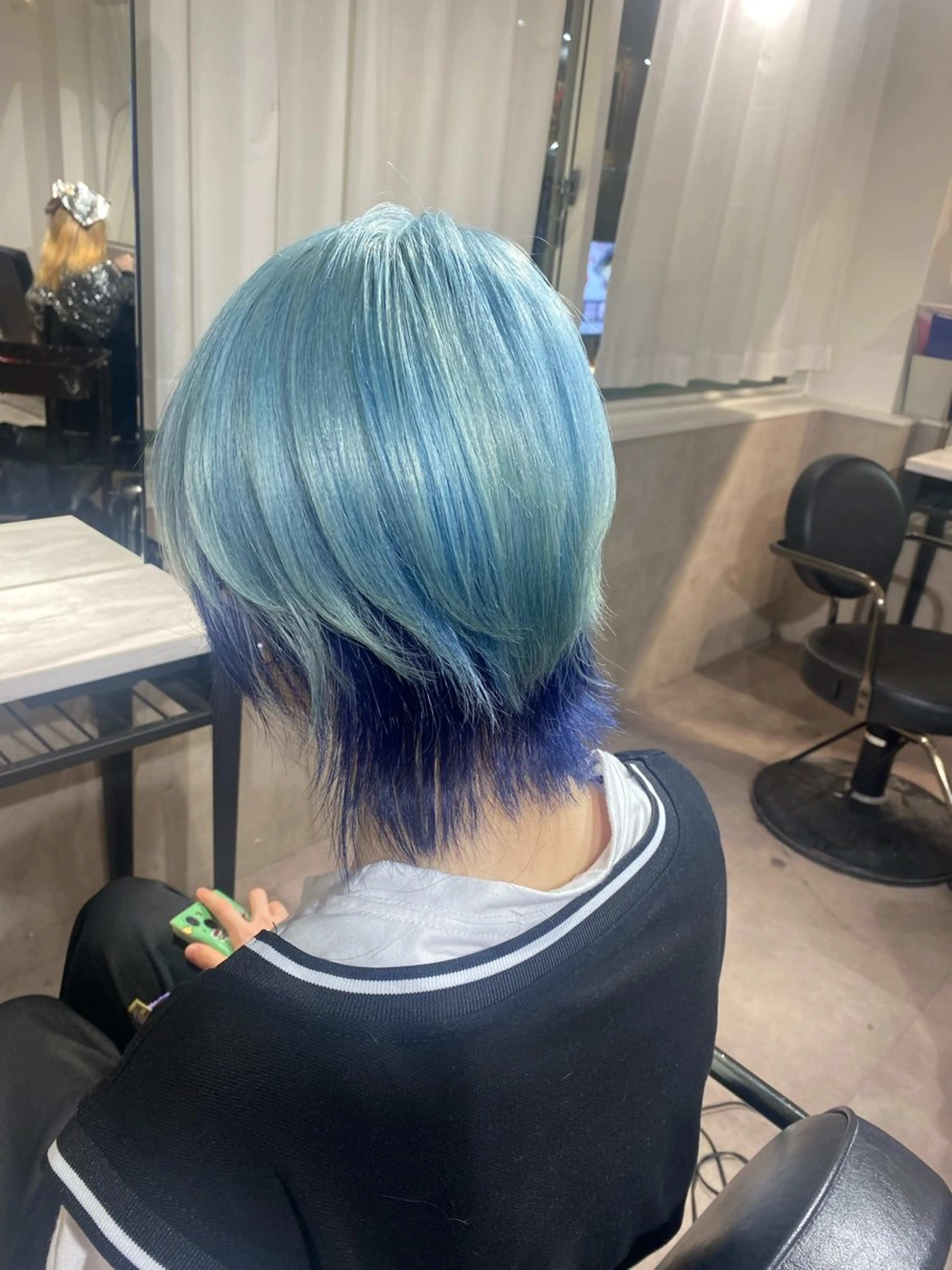 カラー インナーカラー Seleneコウキ ブリーチ/ハイトーンのヘアスタイル