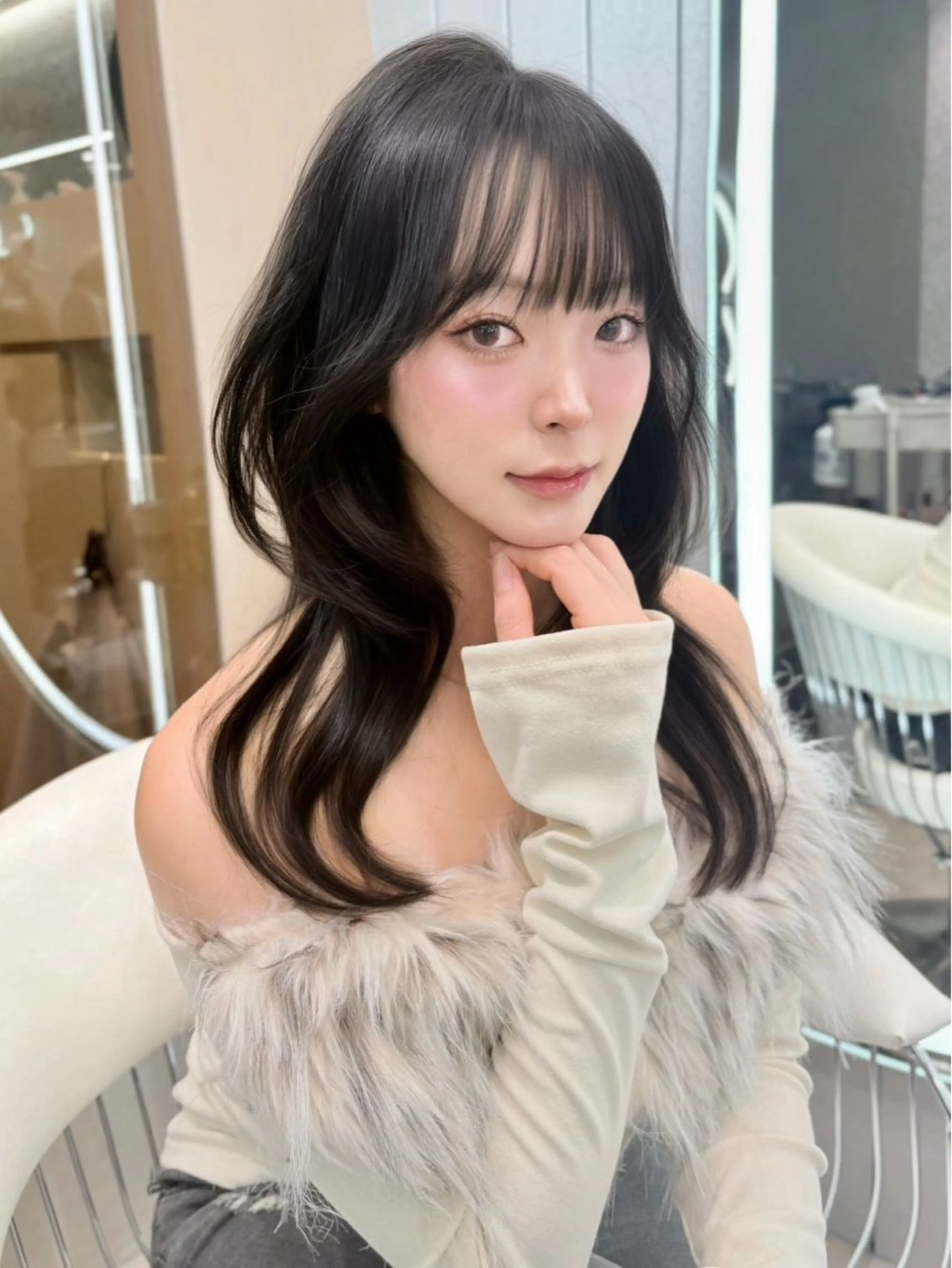 ロング カラー ヘアアレンジ カット ヘアカラー 縮毛矯正 美髪矯正🫧/ 吉田こうすけのヘアスタイル