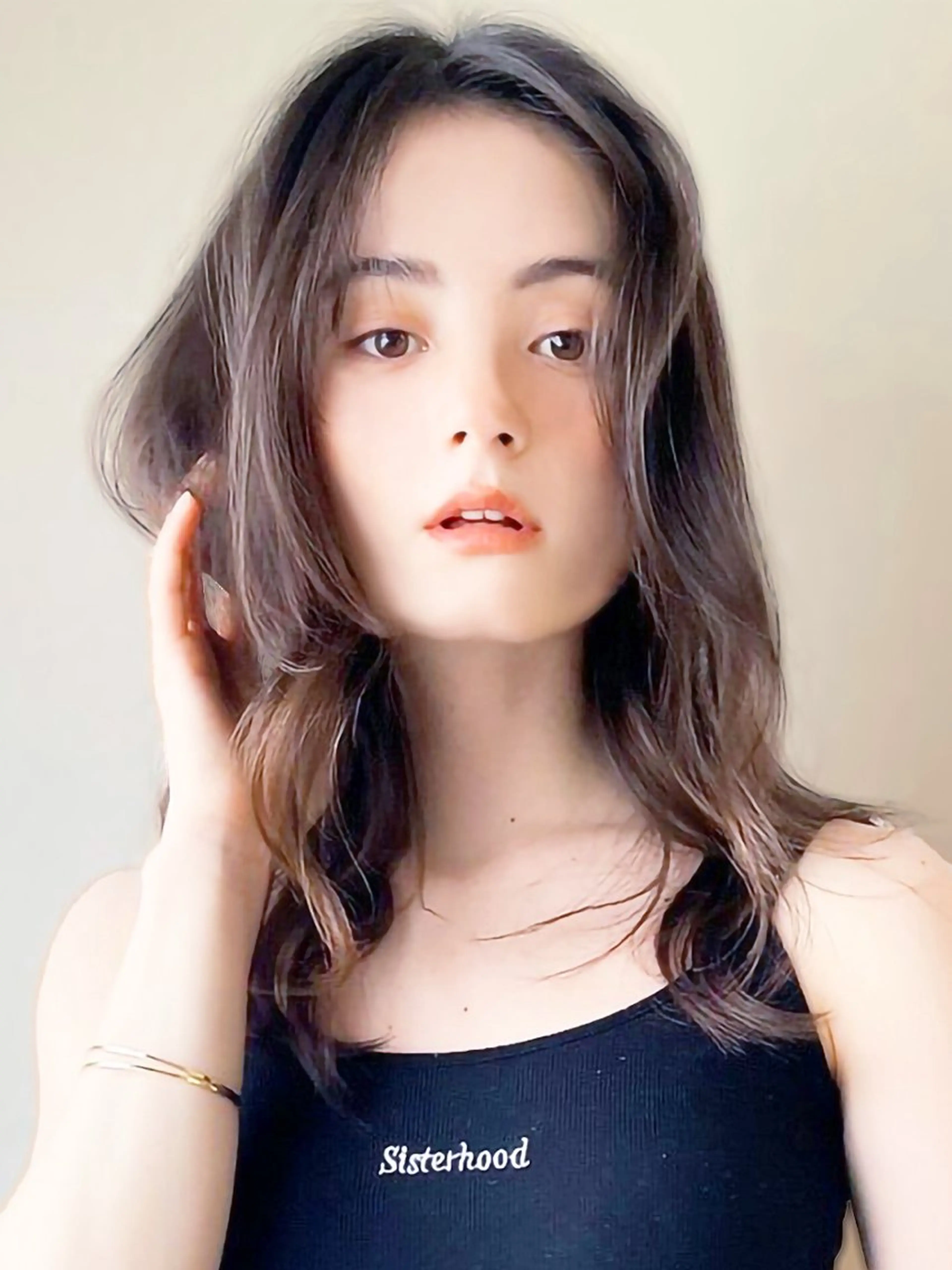 ロング カラー グレージュ カット ヘアカラー トリートメント 【店長】韓国ヘア/ 美髪ケア 野沢綾馬のヘアスタイル