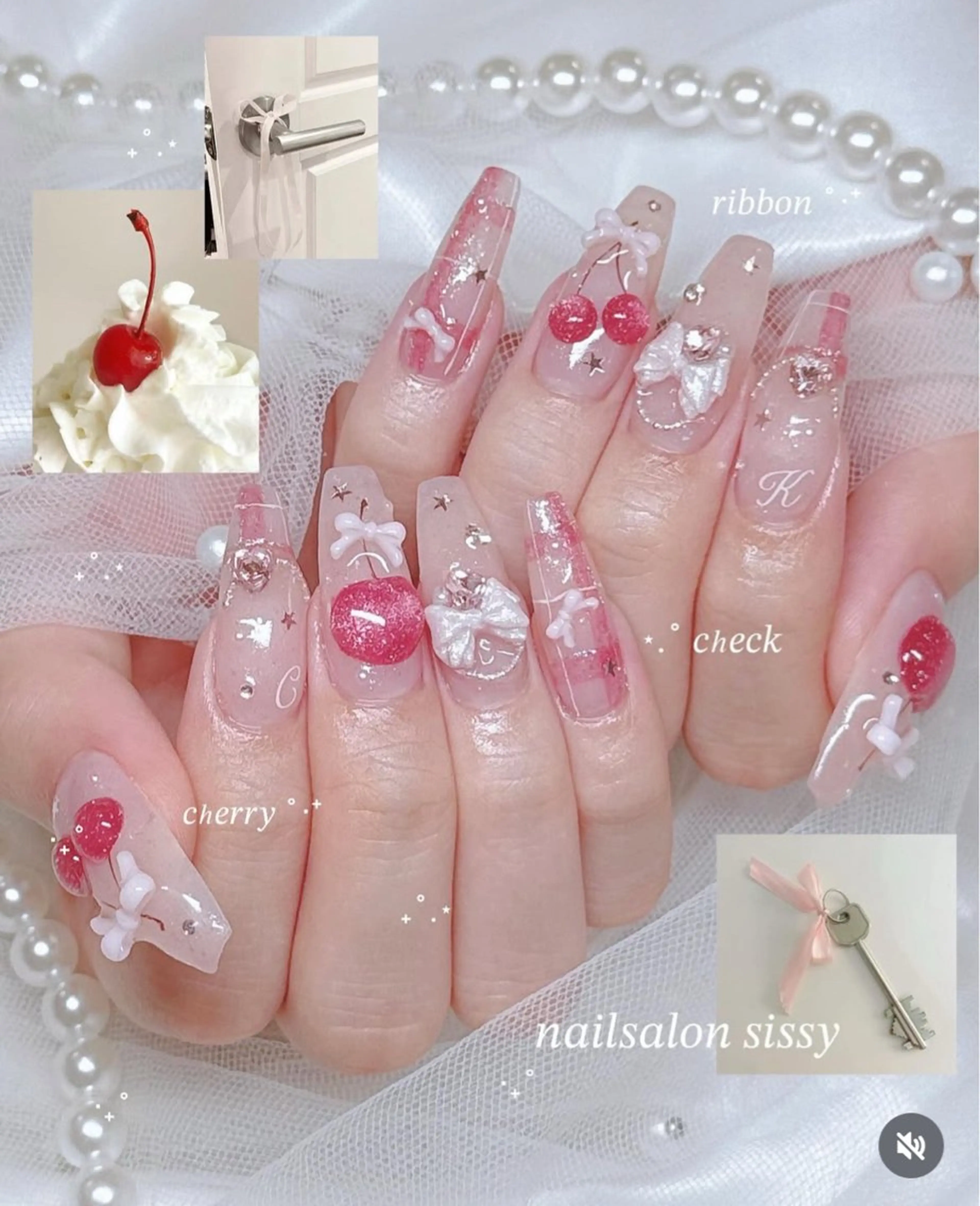 ネイル 長さ出し グラデーション キラキラネイル マグネットネイル ニュアンスネイル Lee Nails チップ長さだし専門店のネイルデザイン