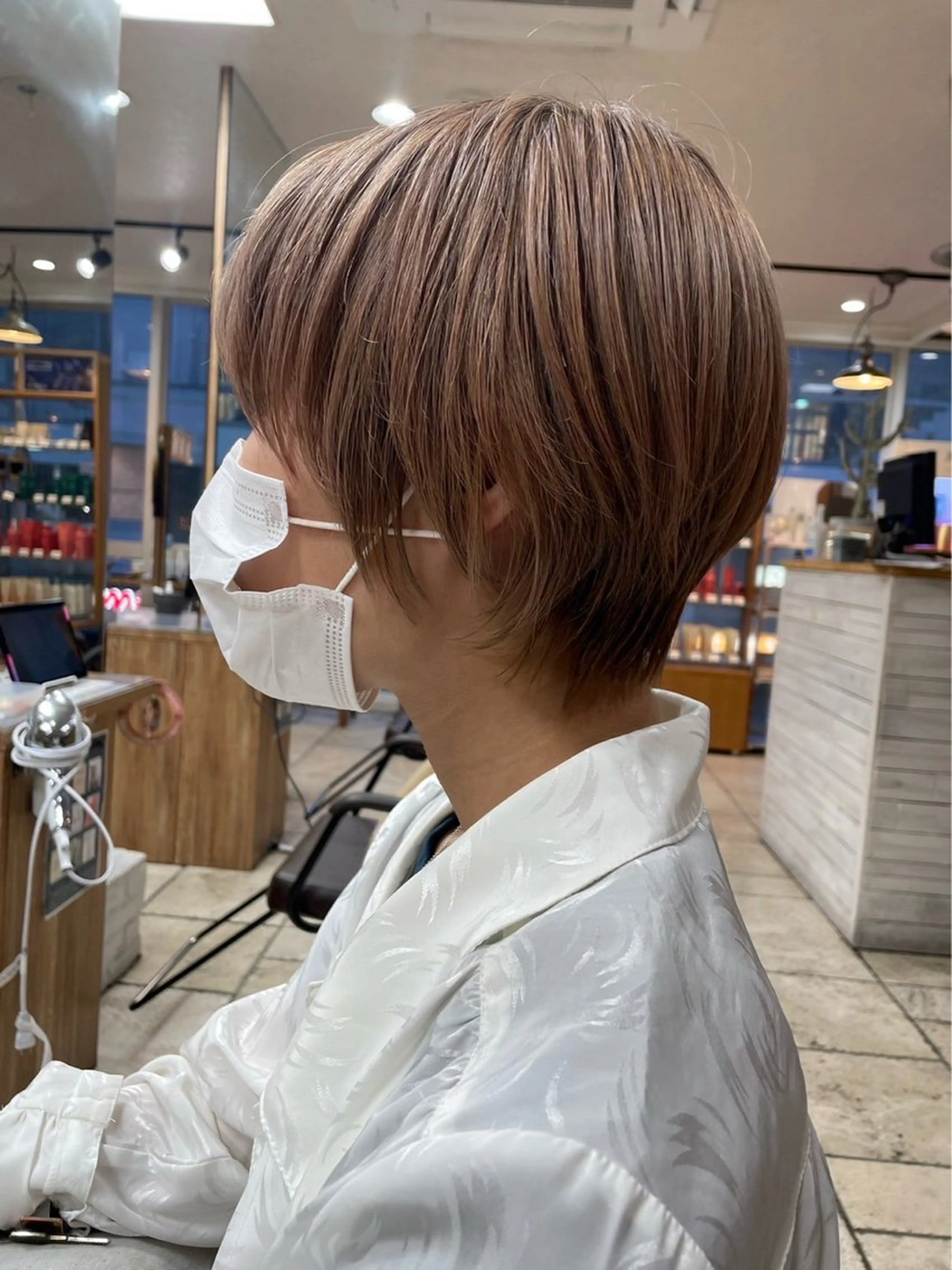 ショート カラー attrait 茅ヶ崎店【アトレ】所属・attrait茅ヶ崎 関根美歩のヘアスタイル