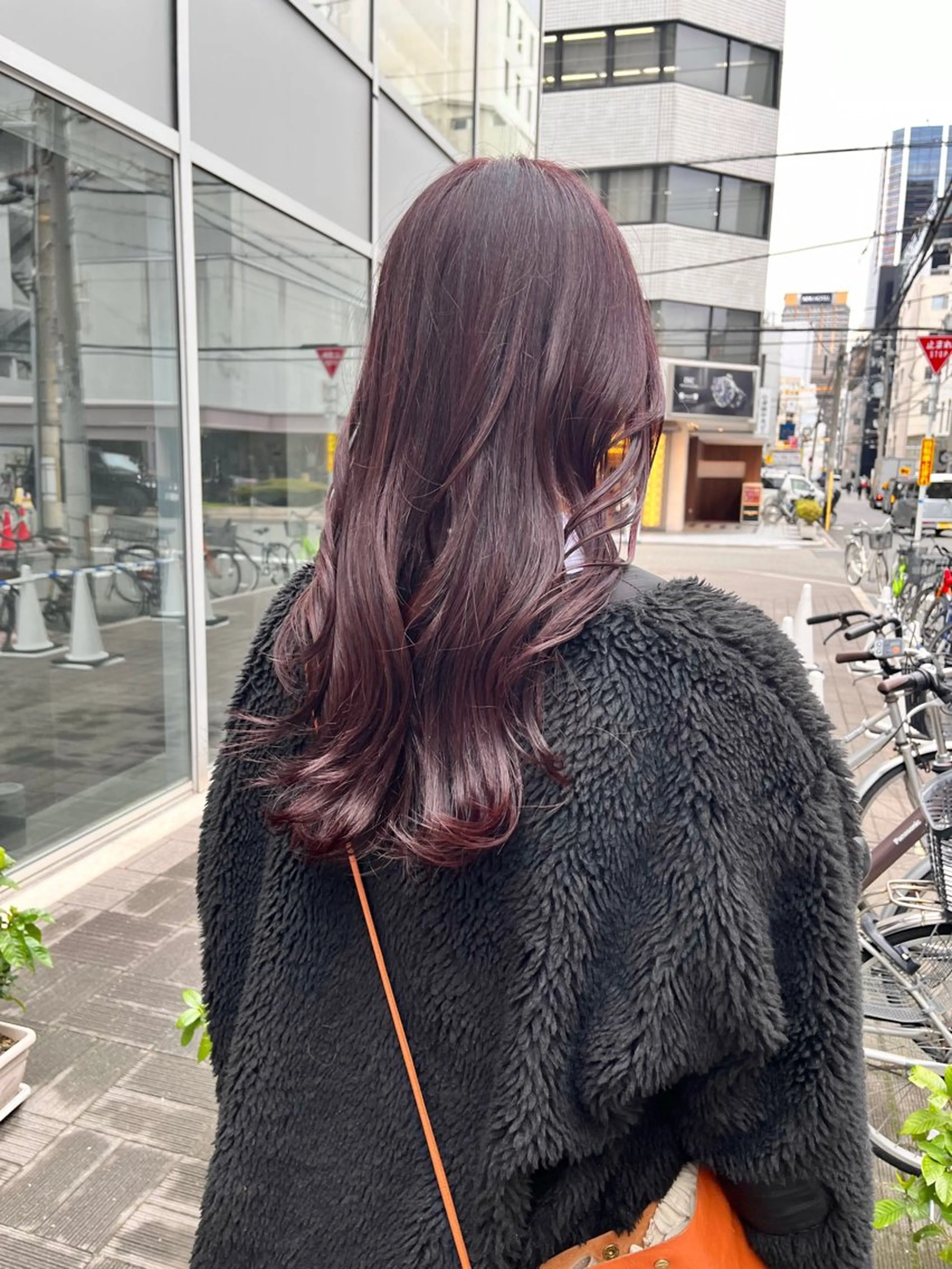 ロング カラー ブリーチ ブリーチなしカラー ピンクカラー ヘアカラー トリートメント ショート/パーマ/ カラー/FUKOのヘアスタイル