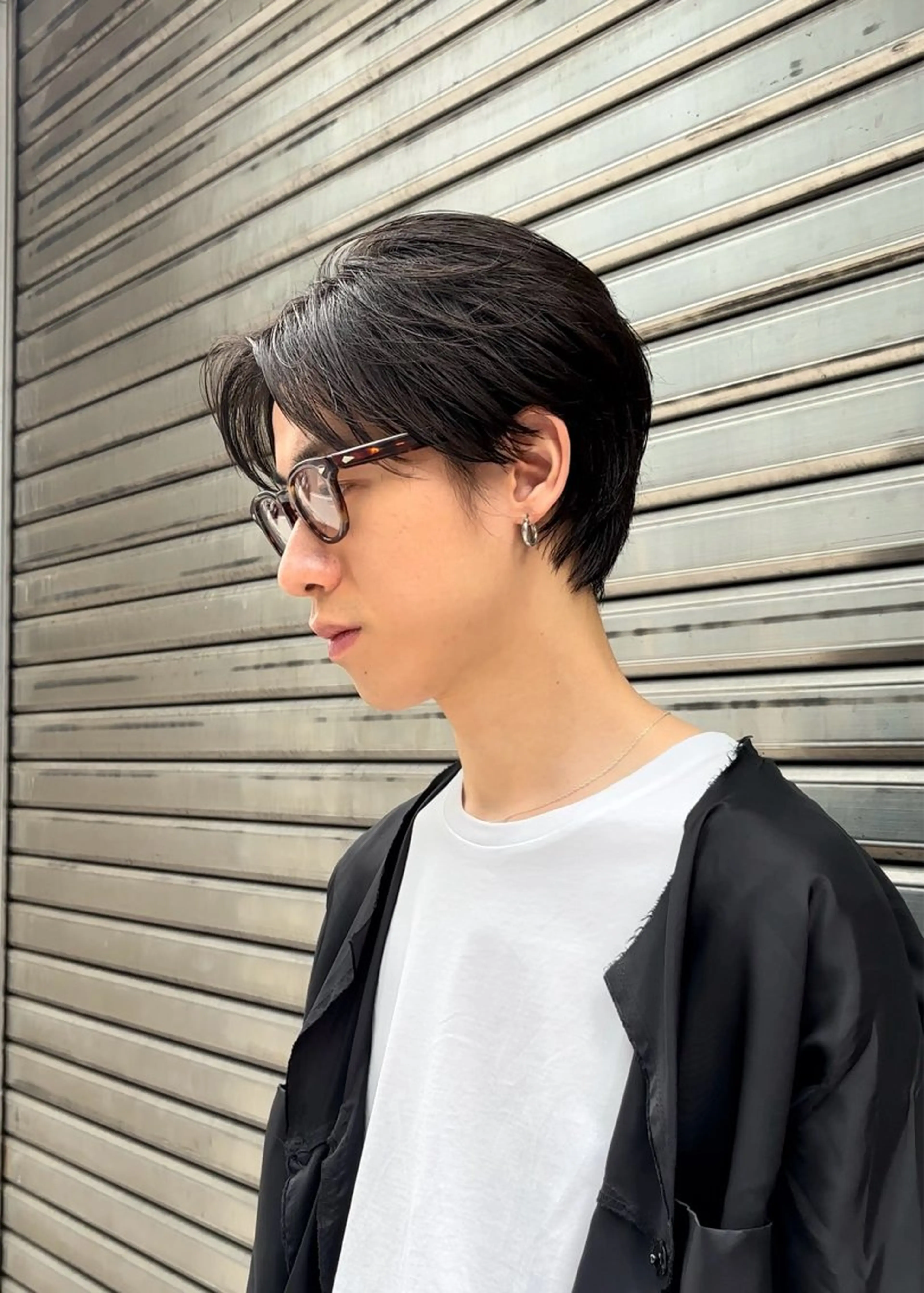 ミディアム 新宿/韓国メンズ RIKUパーマのヘアスタイル