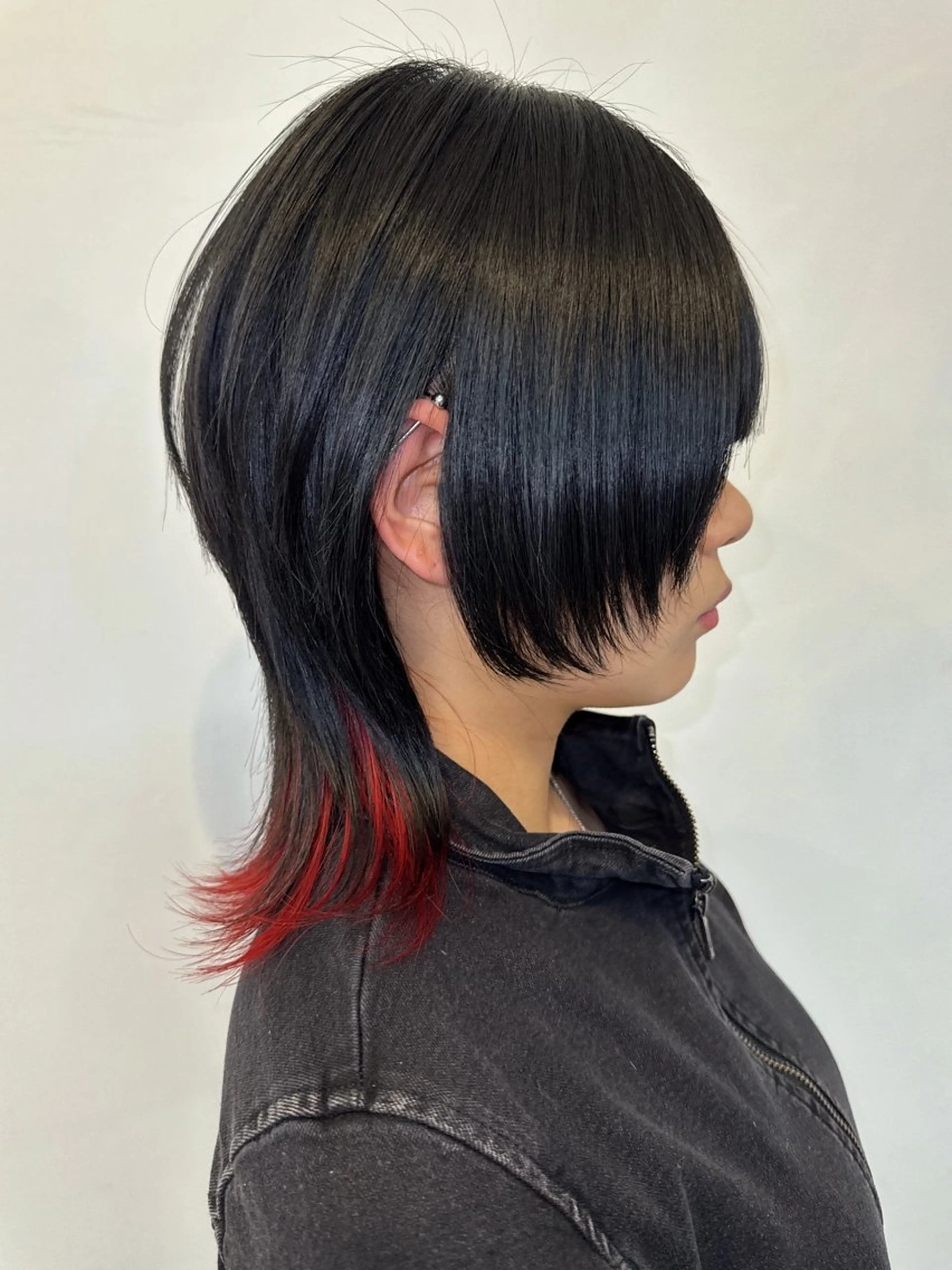 ミディアム カット ヘアカラー トリートメント 【ロングウルフカット 姫カット】伊藤裕哉のヘアスタイル