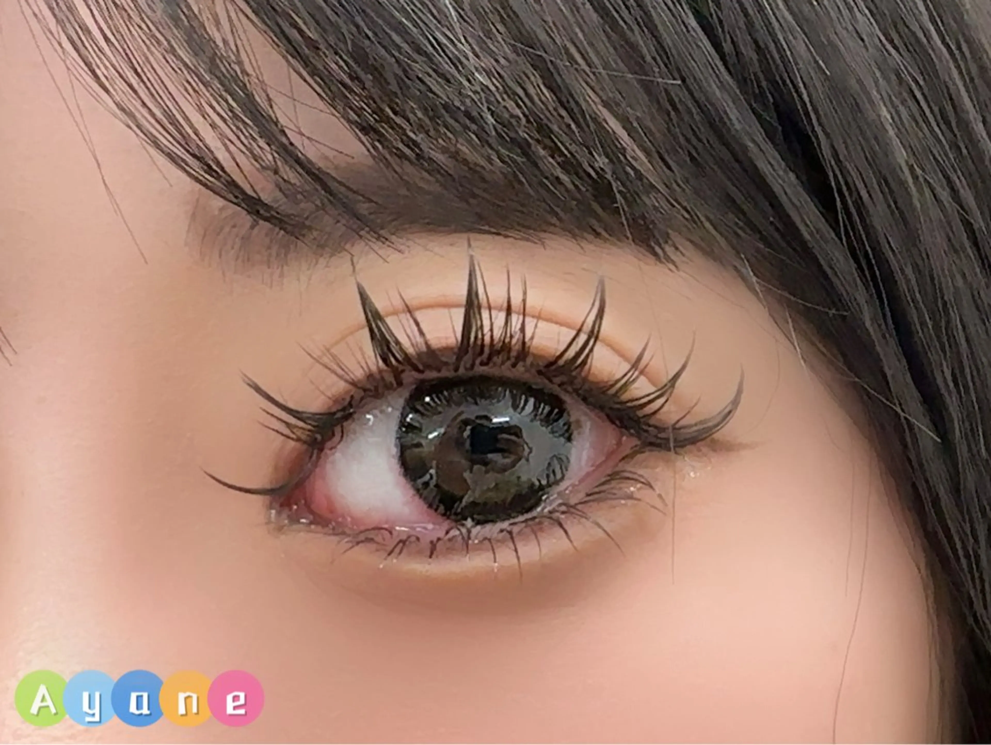 マツエク・マツパ 付け放題 バインドロック 束感まつ毛 フラットラッシュ 韓国風マツエク ACIEL EYELASH SALON所属・あ やねのマツエク・マツパデザイン