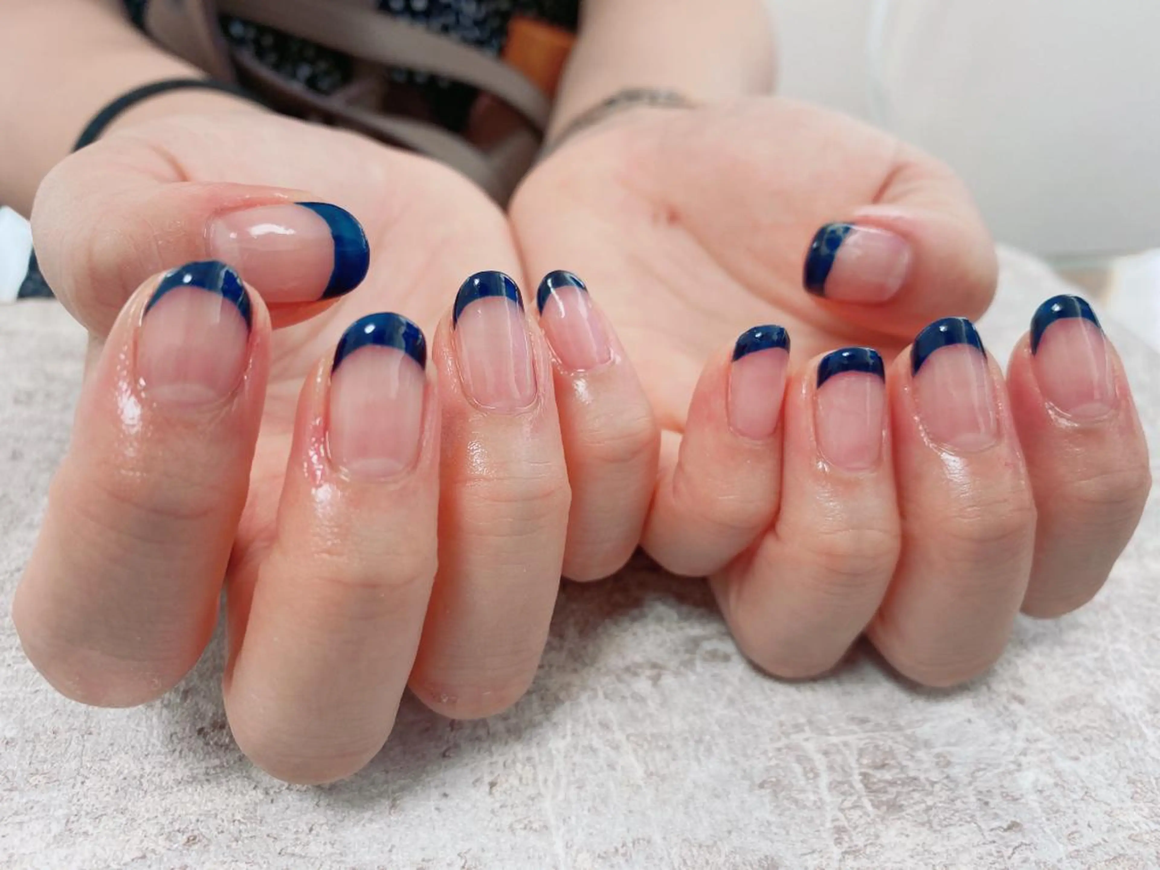 ネイル フレンチネイル Mogu nail 二子玉川のネイルデザイン