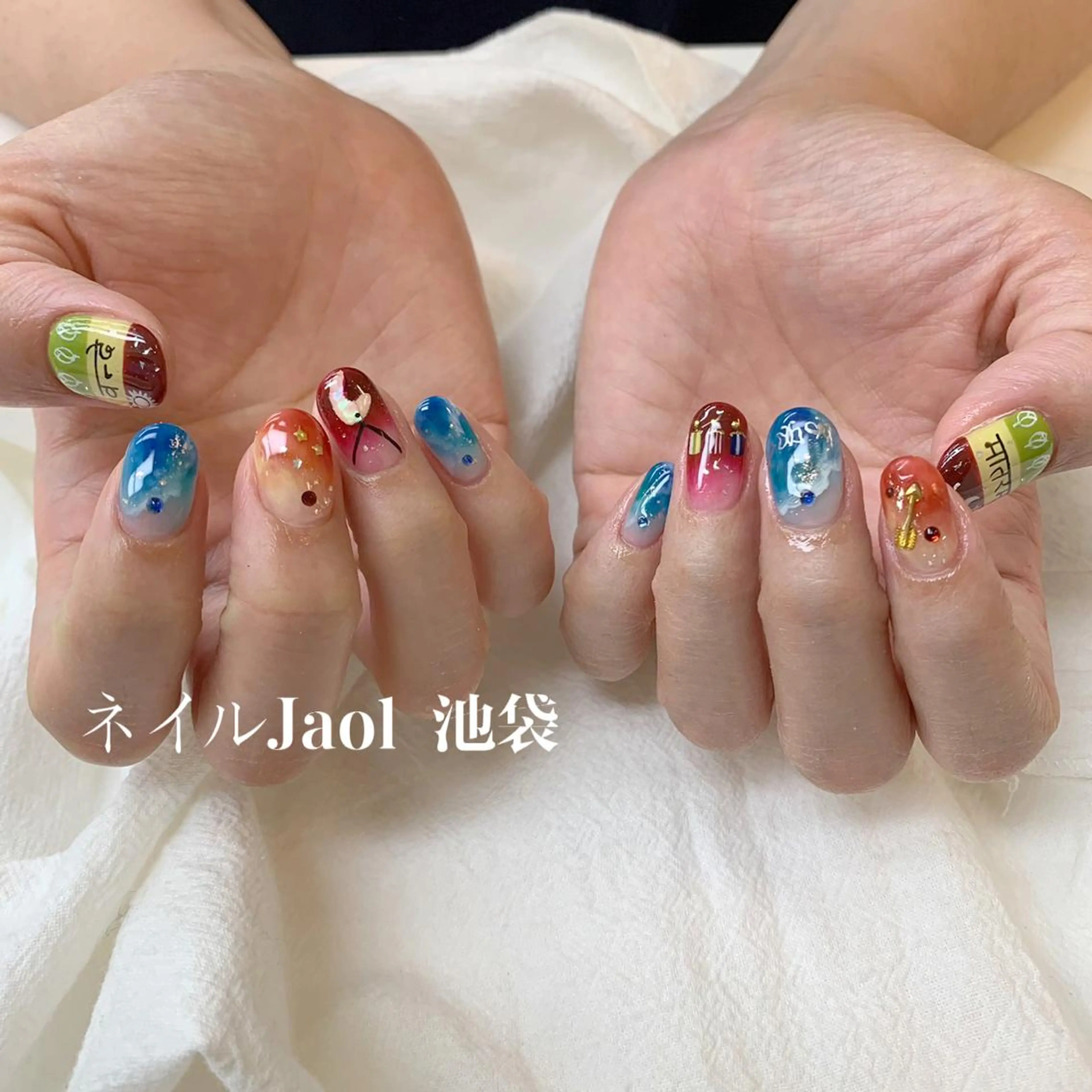 ショート nail jaol池袋店所属・ネイルJaol 池袋のネイルデザイン
