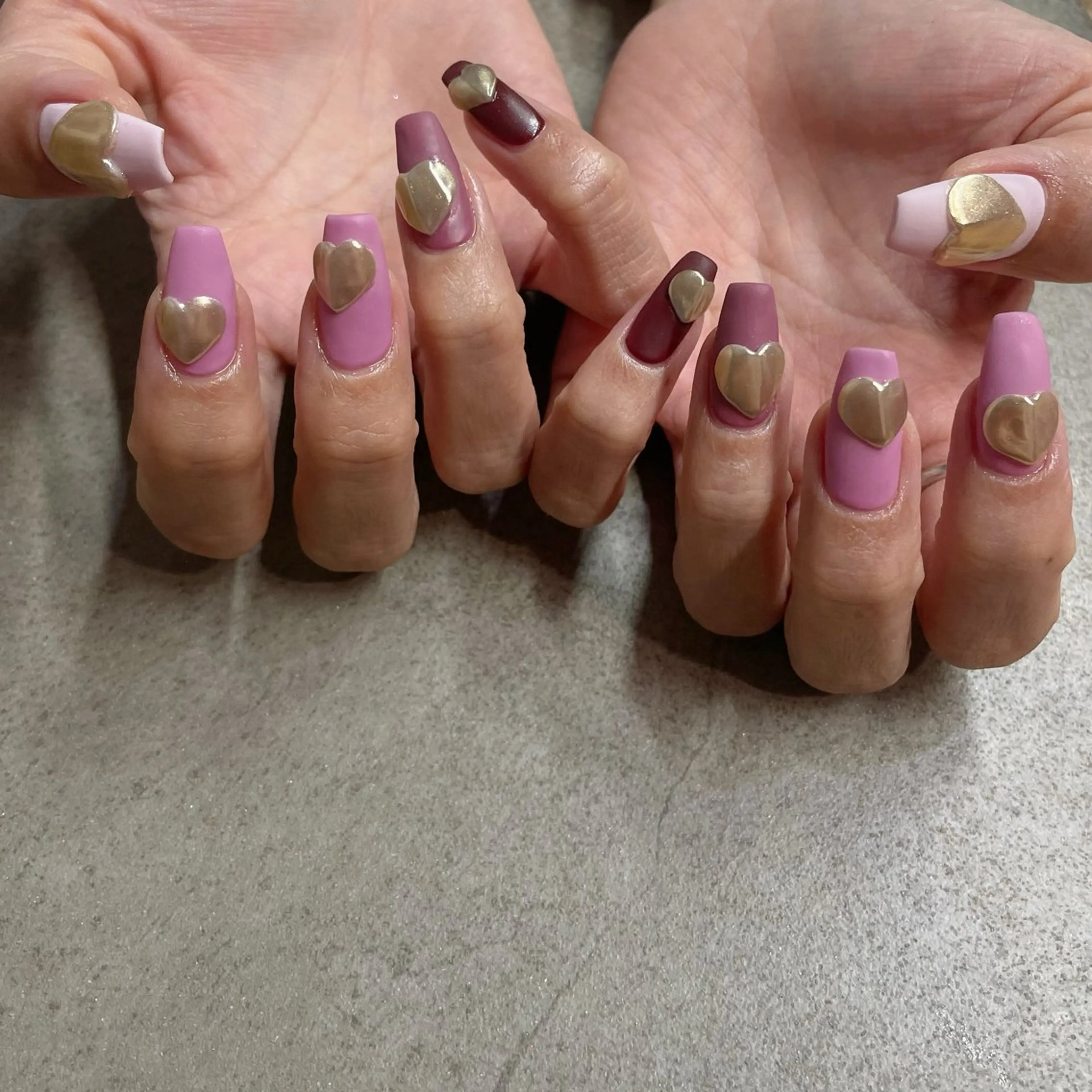 ネイル マットネイル ハンドネイル F room 表参道のネイルデザイン