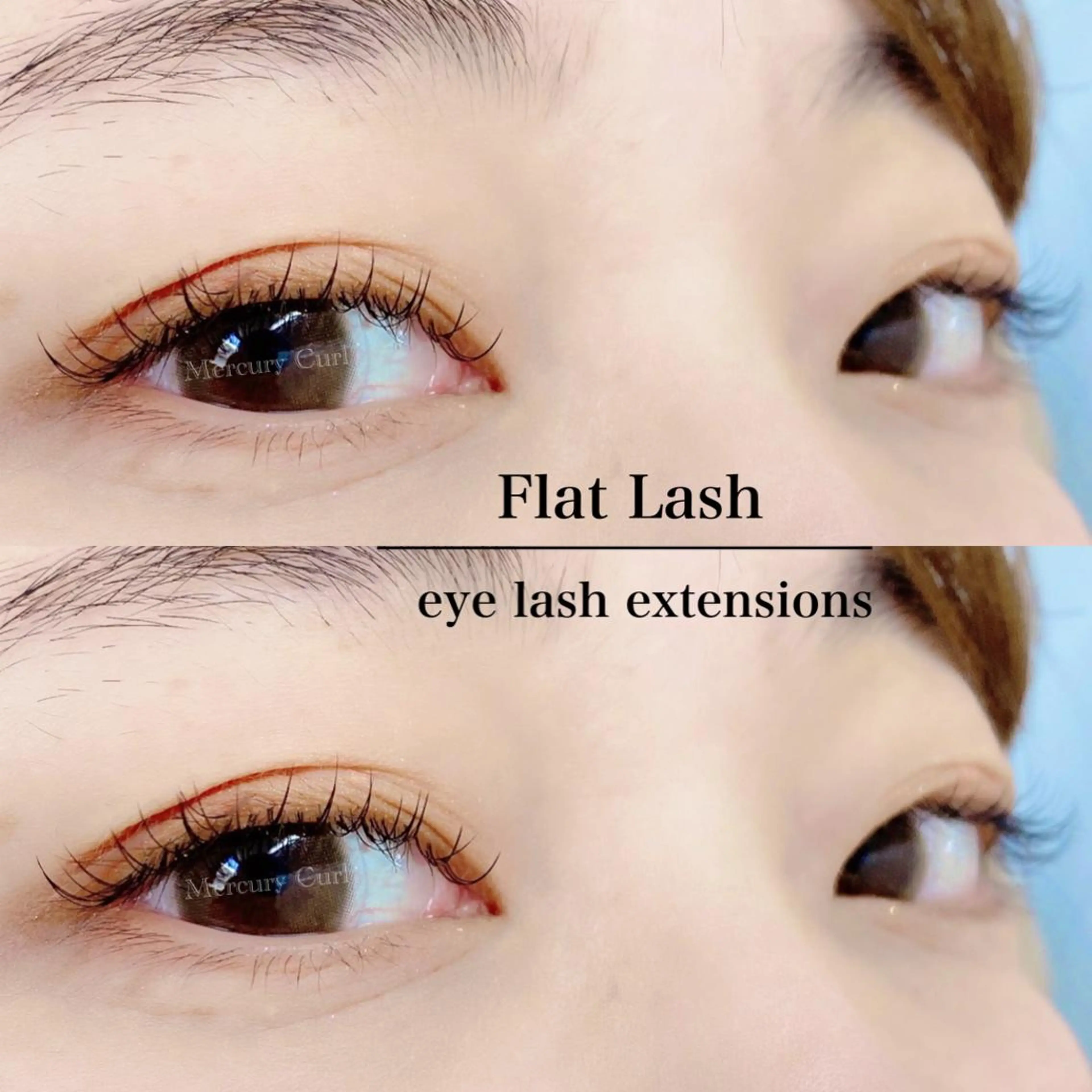 マツエク・マツパ フラットラッシュ まつげパーマ マツエク Mercury Curl 田口真奈のマツエク・マツパデザイン