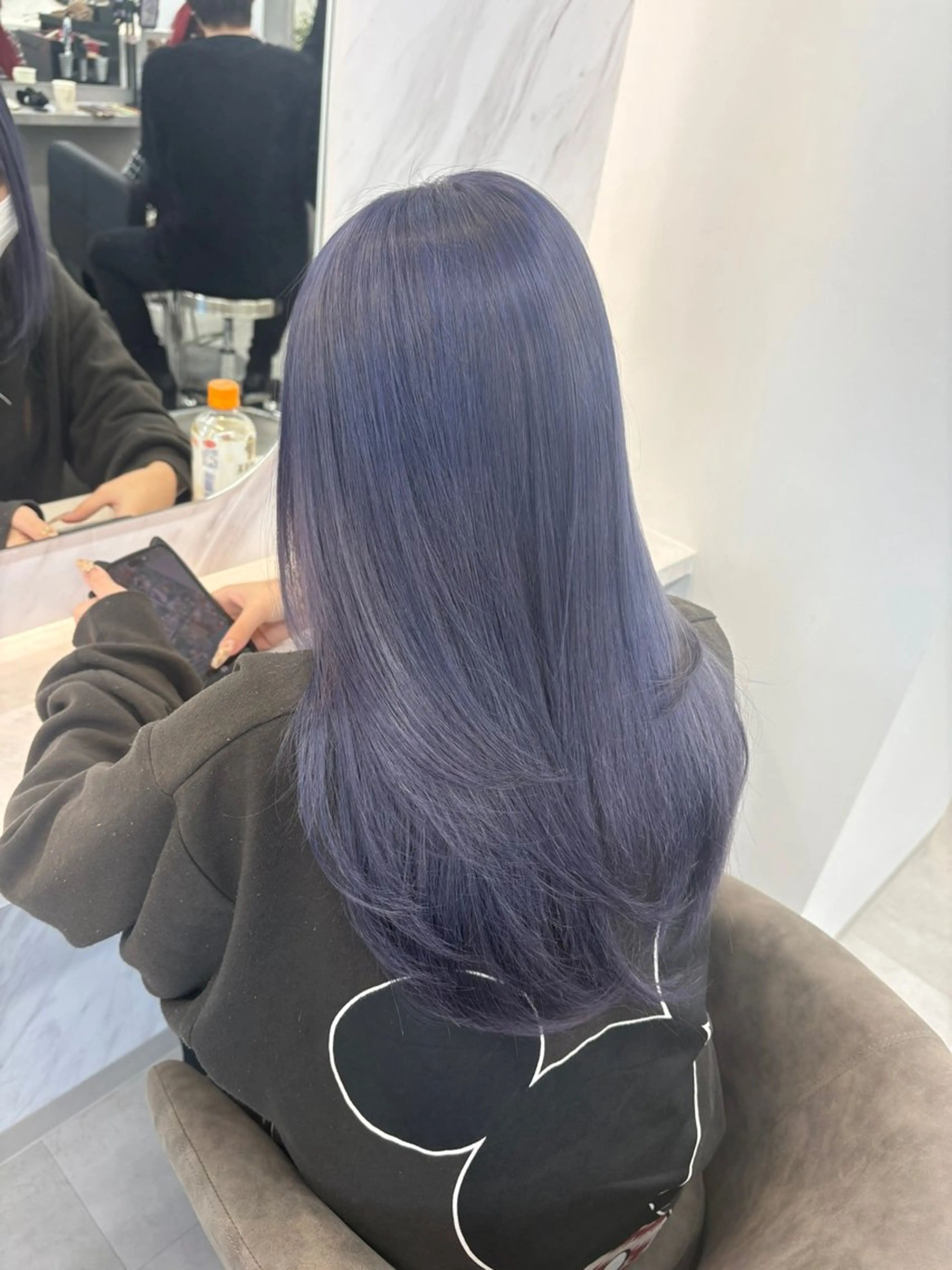 ロング カット ヘアカラー トリートメント Lapis所属・韓国レイヤーカット/ AIRIのヘアスタイル