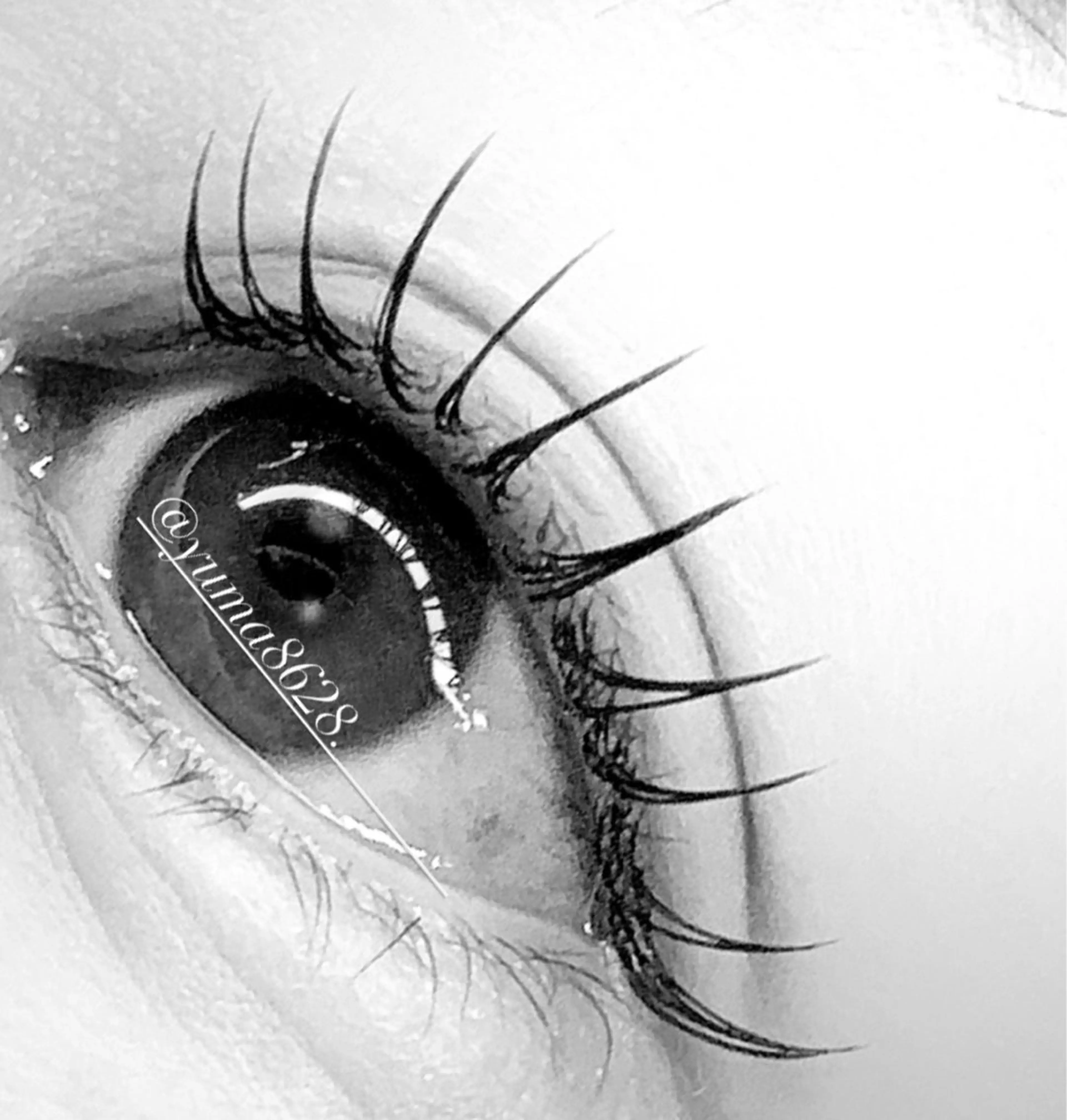 マツエク・マツパ フラットラッシュ EYE Lash cheri所属・Cheri➖ｼｪﾘ➖ yumaのマツエク・マツパデザイン