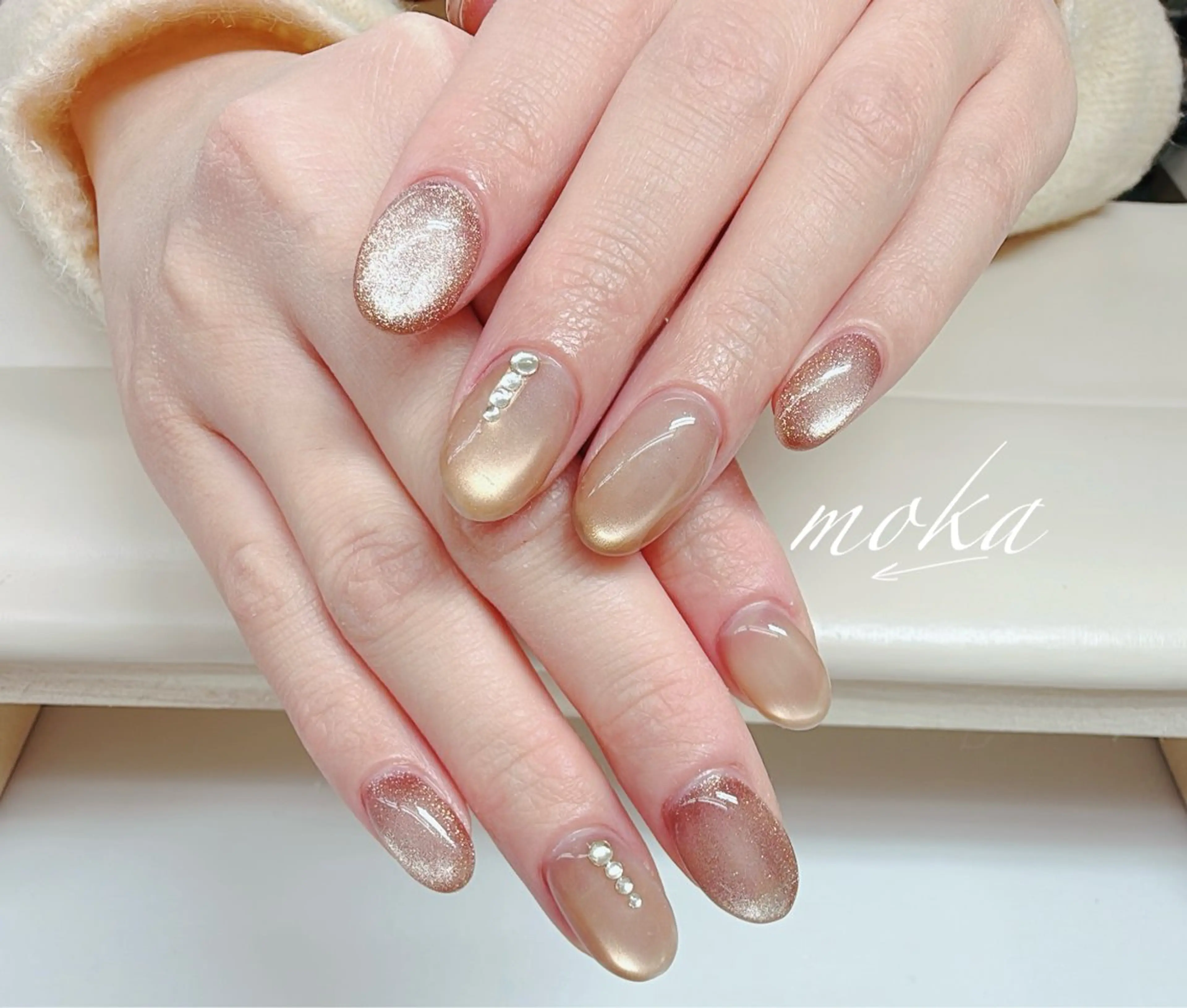 ネイル 胡蝶蘭レディースサロ ンNailMOKAのネイルデザイン