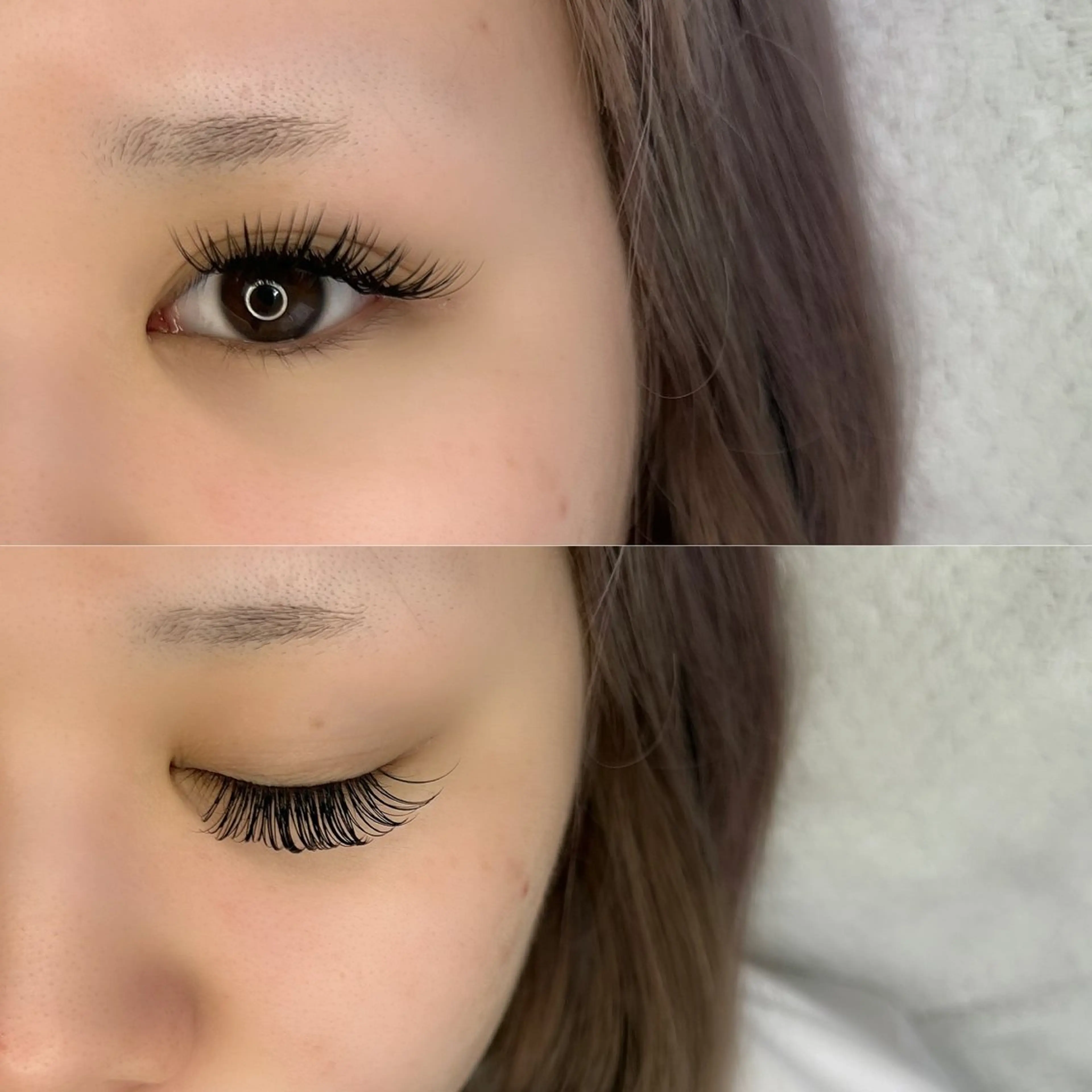 マツエク・マツパ フラットラッシュ 望月 菜奈のマツエク・マツパデザイン